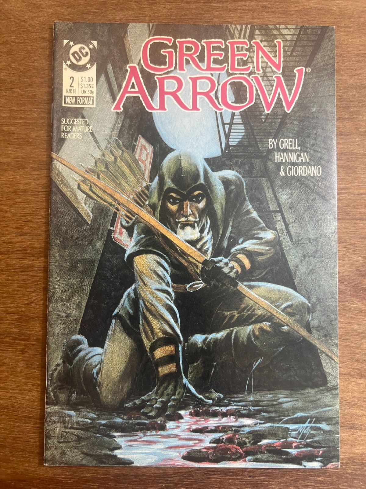 Green Arrow 2 DC Comics Mike Grell Ed Hannigan Black Canary 1988