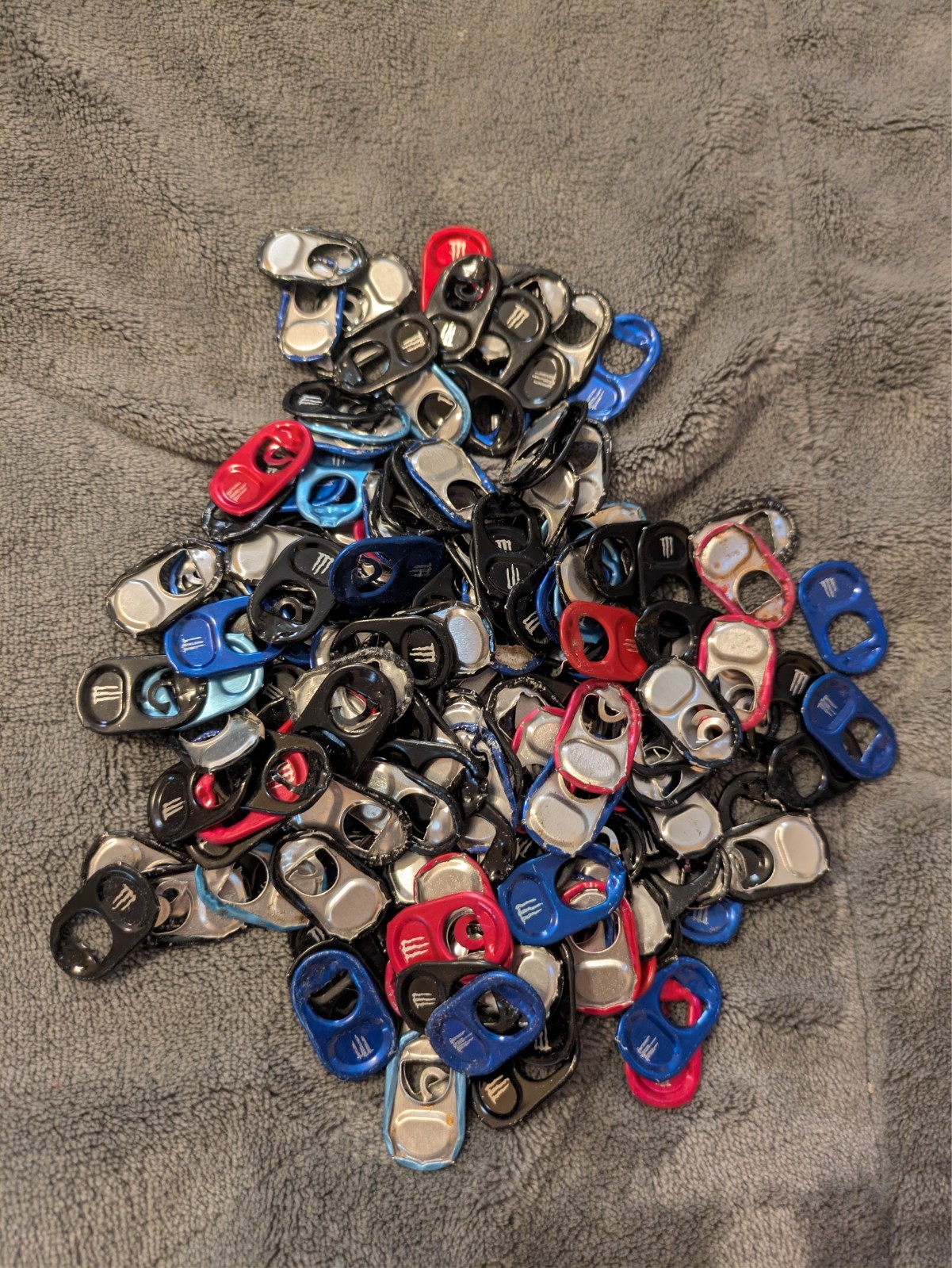 200 Monster Energy Can Tabs Pull Tabs Mixed Colors