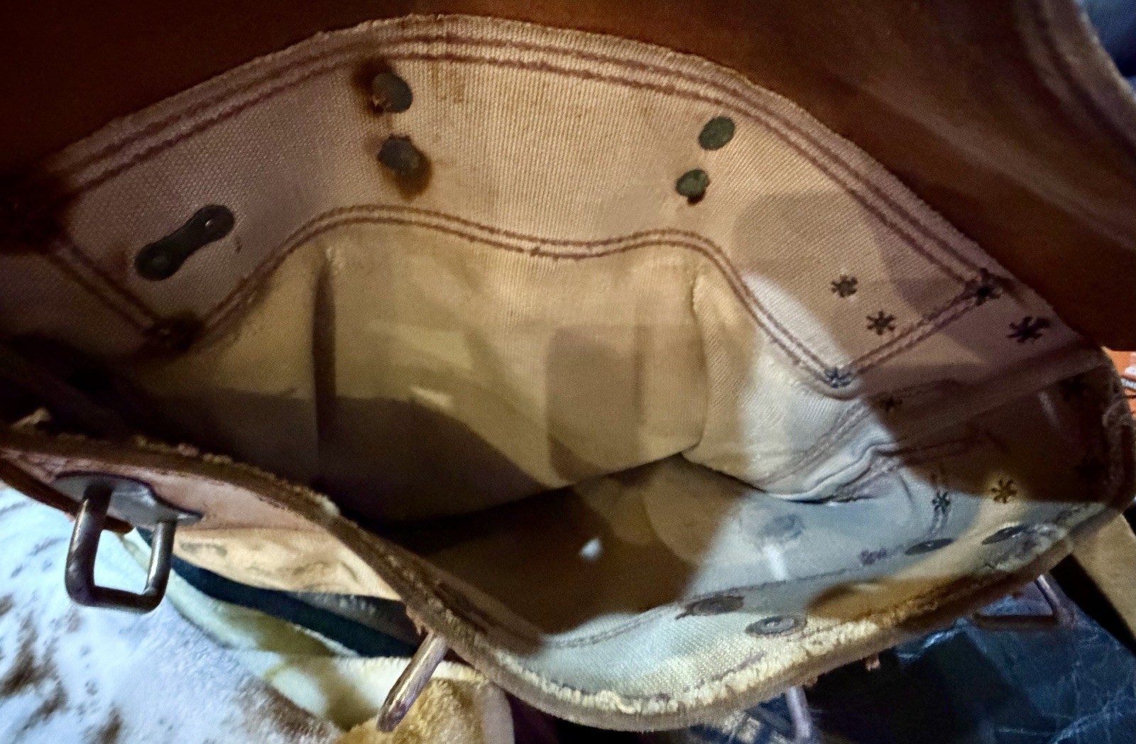 Antique 1920’s UTE Colorado Indian School Mail Bag Gold Bond *RARE