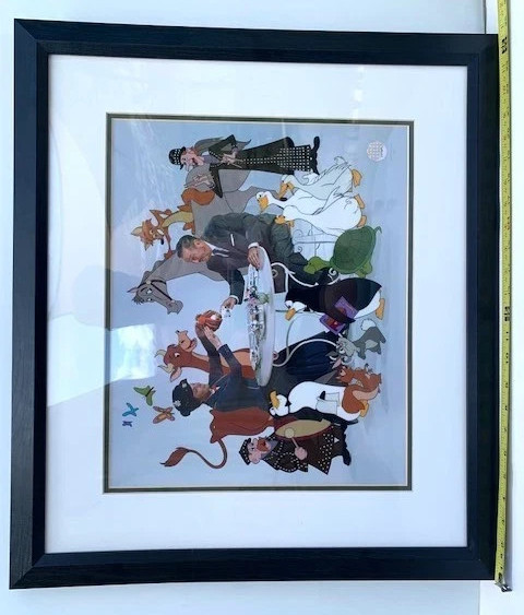 Disney Mary Poppins A Supercalifragilistic Tea Party Ltd Edition Sericel w/COA