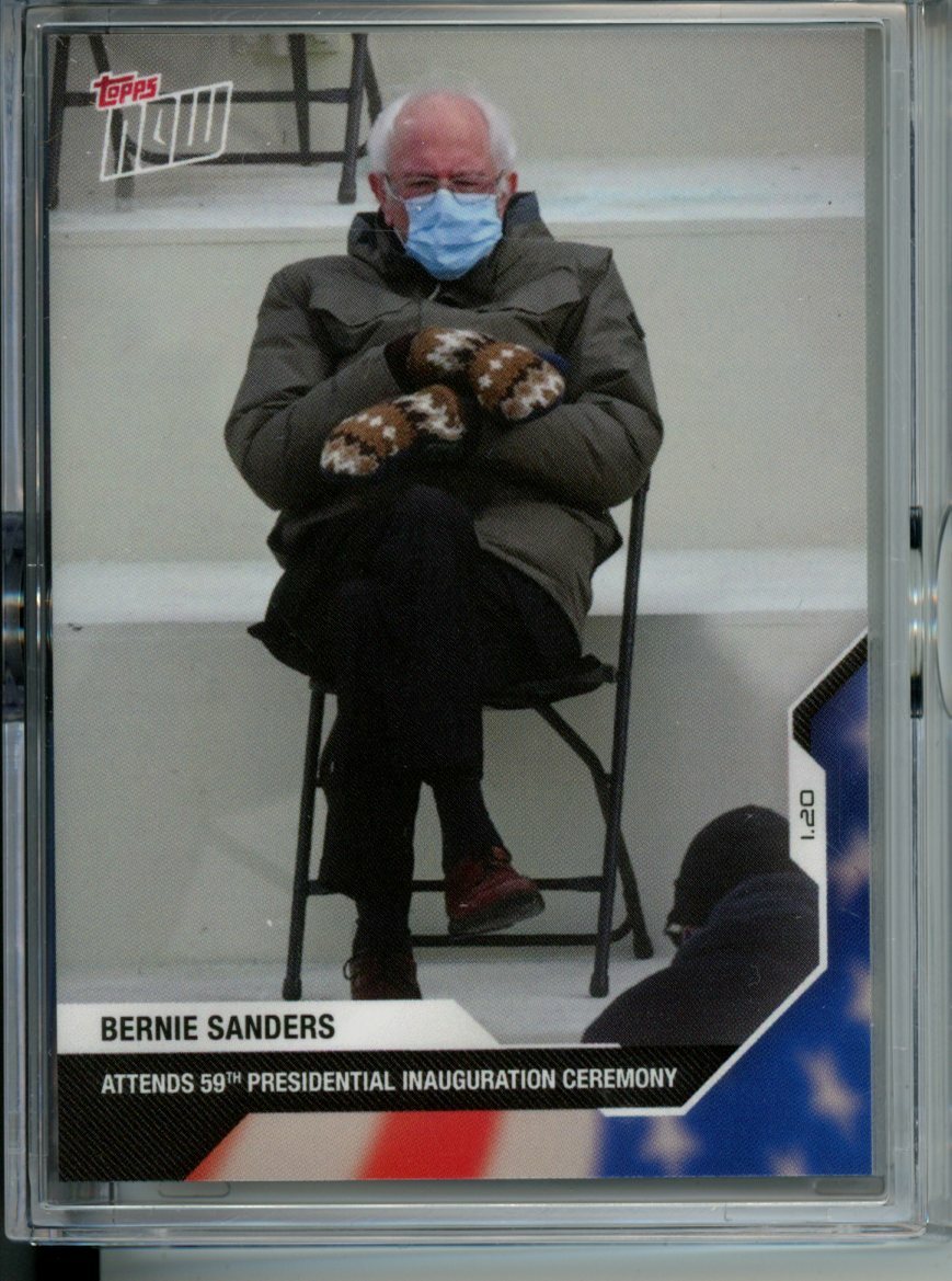 20 Card Lot of 2021 Topps Now BERNIE SANDERS #21 Presidential Inauguration