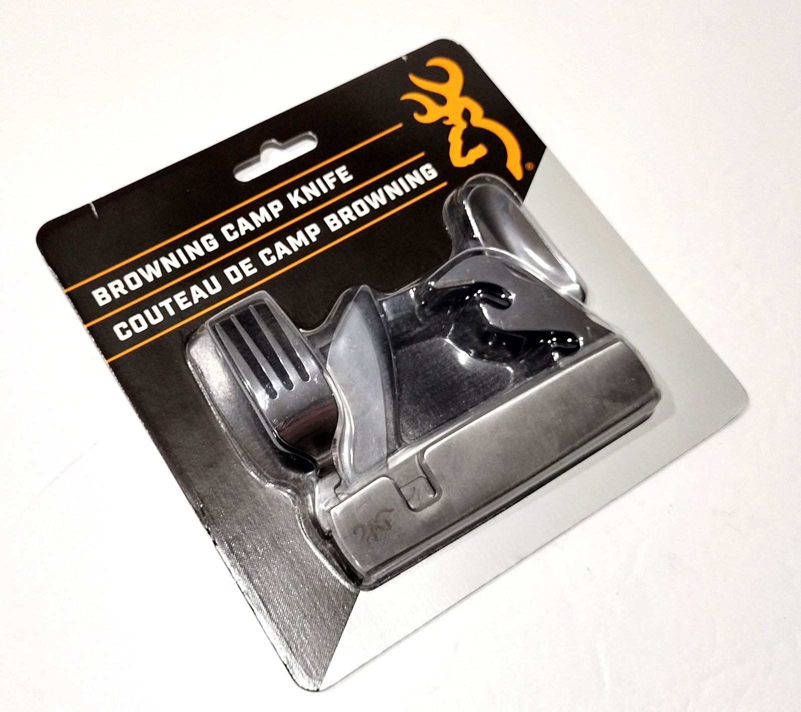 Browning HOBO Folding Knife Fork Spoon Can Opener Utensil Boy Scout Camping Tool