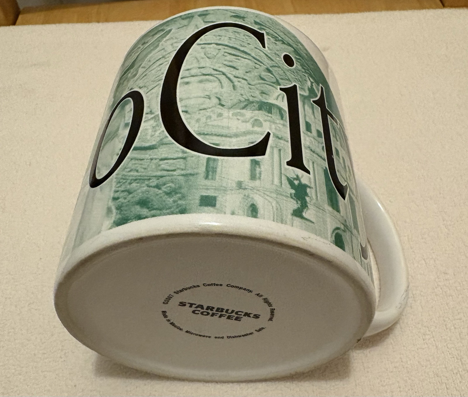 Starbucks Mexico City Mug Java Series City Coffee Cup 2007 20 oz 591 ml Green