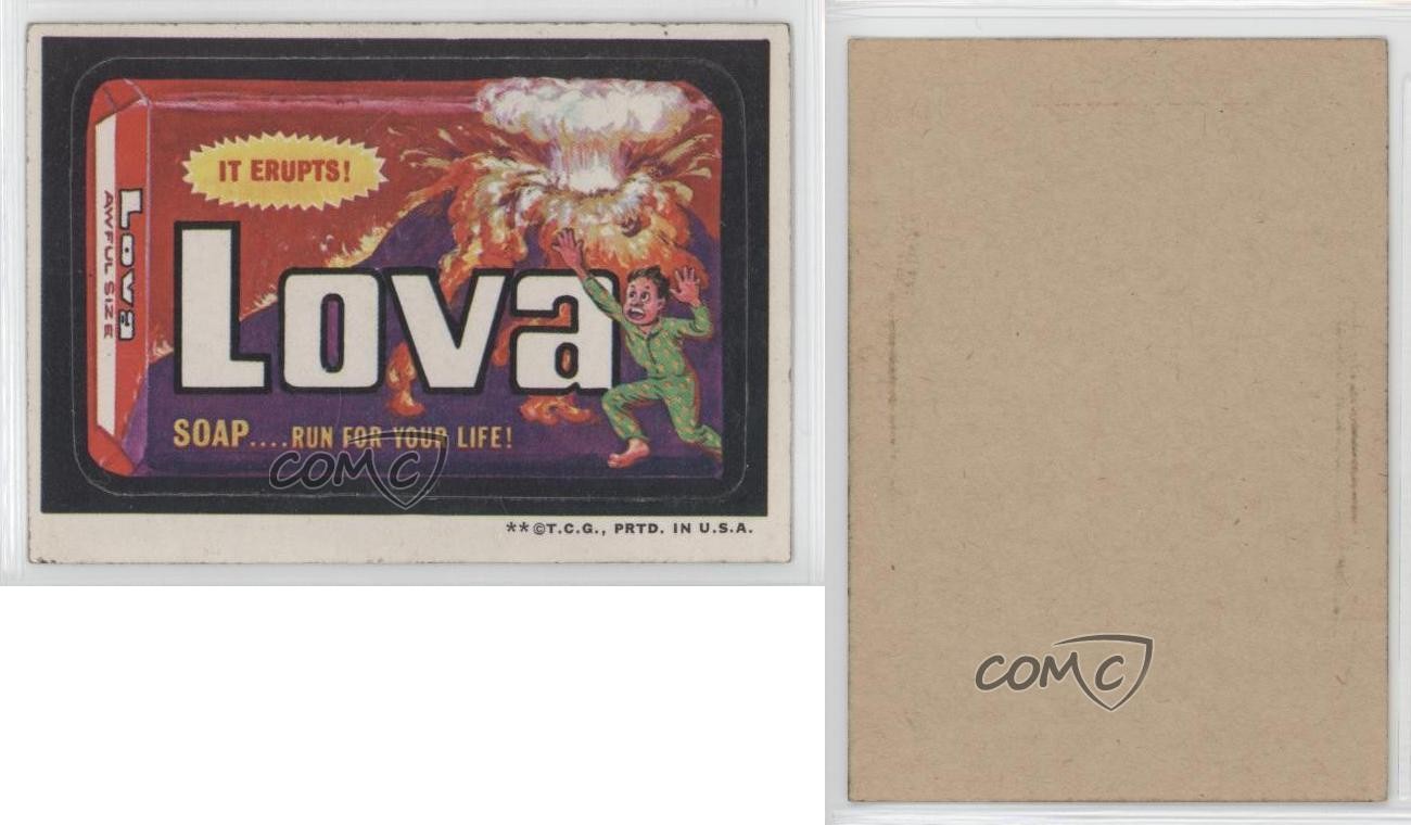 1973 Topps Wacky Packages Series 3 Lova Soap #26 0i6