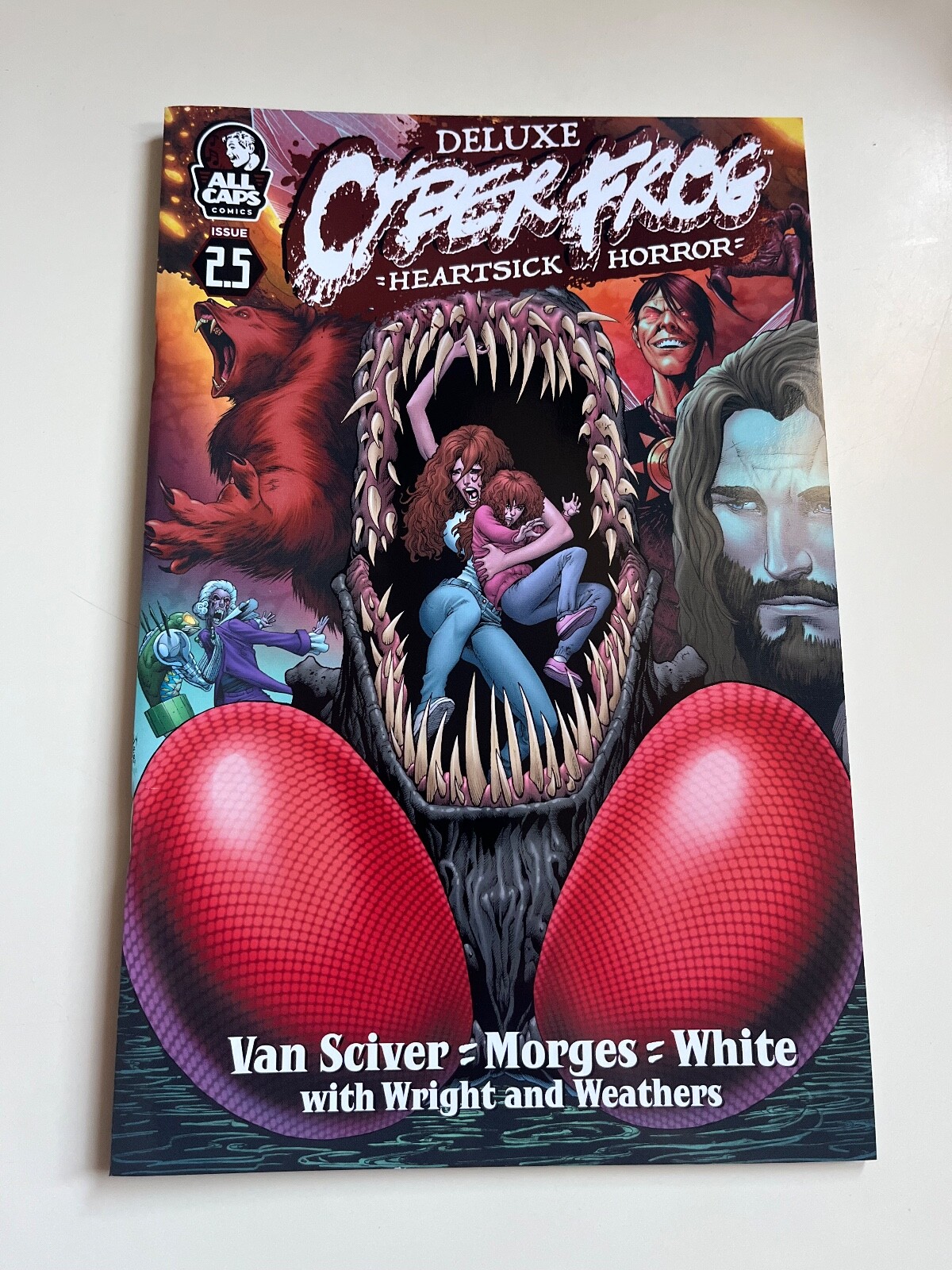 CYBERFROG: HEARTSICK HORROR DELUXE Foil EJ MORGES Cover