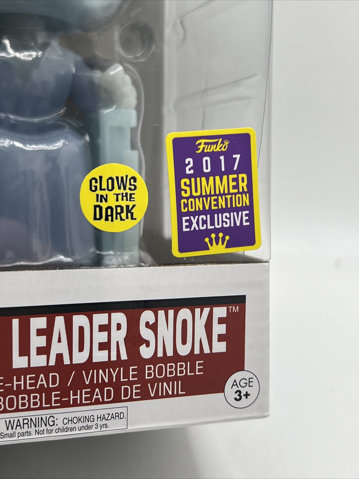 FUNKO POP Supreme Leader Snoke STAR WARS 2017 VAULTED Glow In The Dark #182