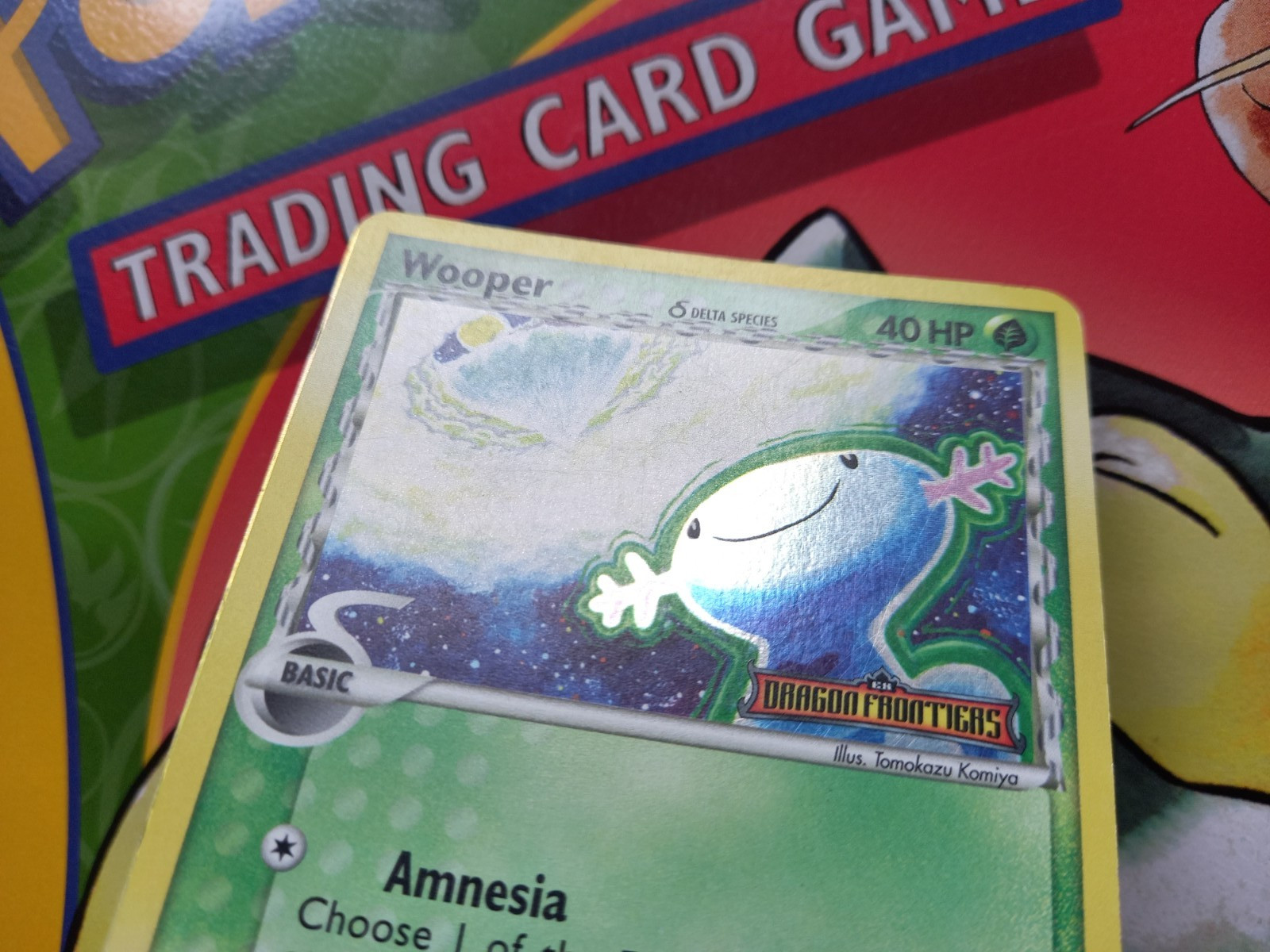 Wooper 71/101 Reverse Holo Stamped EX Dragon Frontiers Pokemon Card