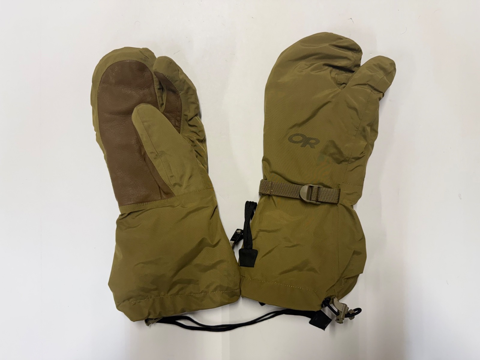 Outdoor Research AGS Firebrand TF Trigger Finger Mitts Coyote Brown Large