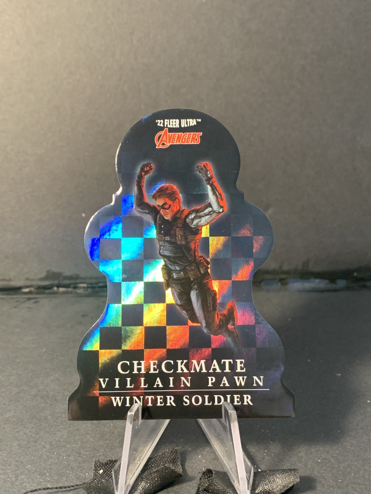 Winter Soldier 2022 Fleer Ultra Mrvels Avengers Checkmate Black Pawn #CP-19