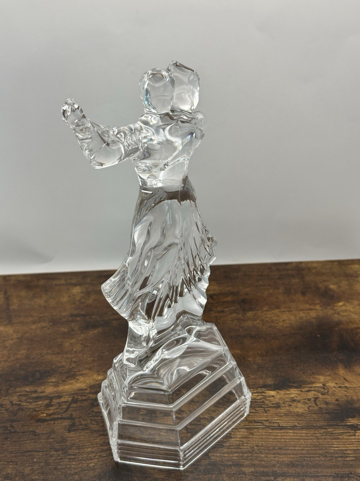 VTG Royal Crystal Rock, Tango Dancing Couple Ballroom Figurine, Italy, 9.5” Gift