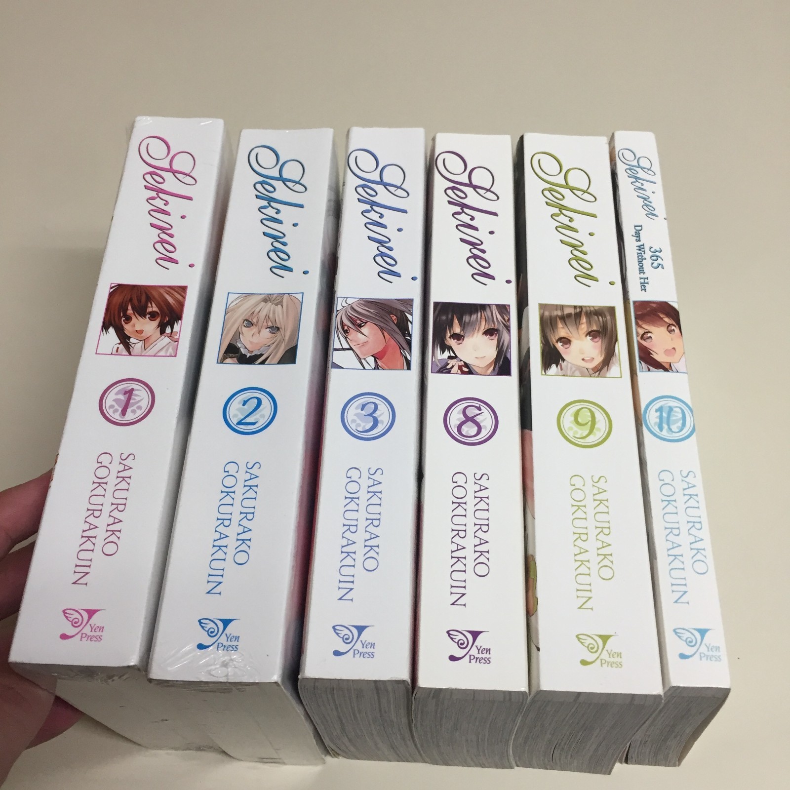 Sekirei Manga English Lot Starter Set Series Volume 1 2 3 8 9 10
