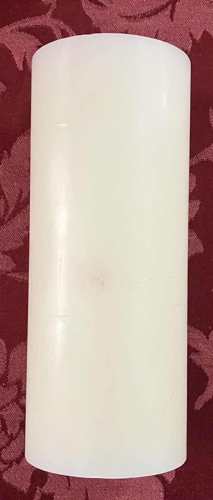 PartyLite PURE VANILLA CREME 3 x 7 Flat Top Pillar Candle C37179 Musk Sandalwood
