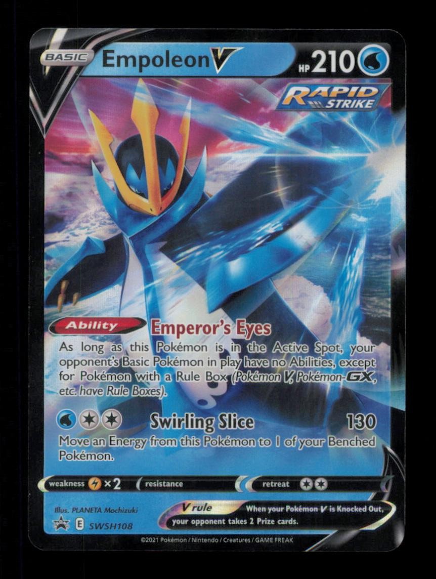 HOLO EMPOLEON V PROMO HOLO SWSH108 NM POKEMON