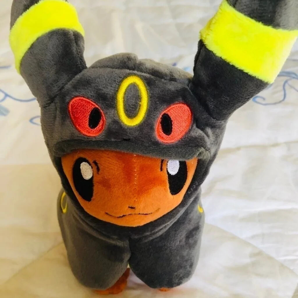 New 8in Umbreon Sylveon Eevee Evolution Cape Outfit Halloween Costume Doll Kid