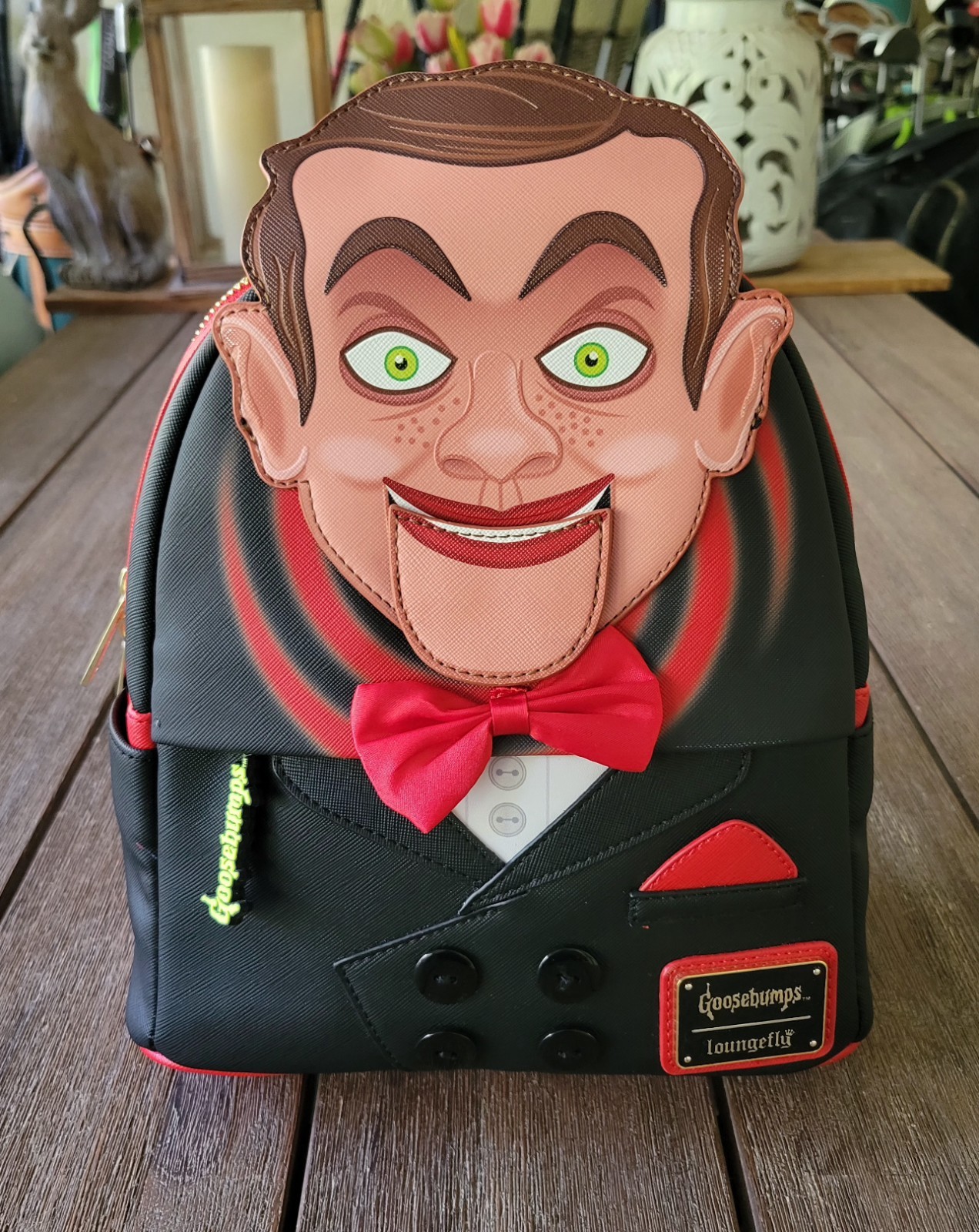 Disney Loungefly Goosebumps Slappy Cosplay Mini Backpack **NWT**