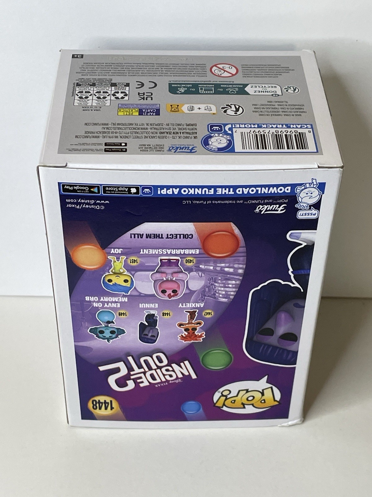 Funko Pop! Vinyl: Pixar Inside Out 2 Ennui #1448