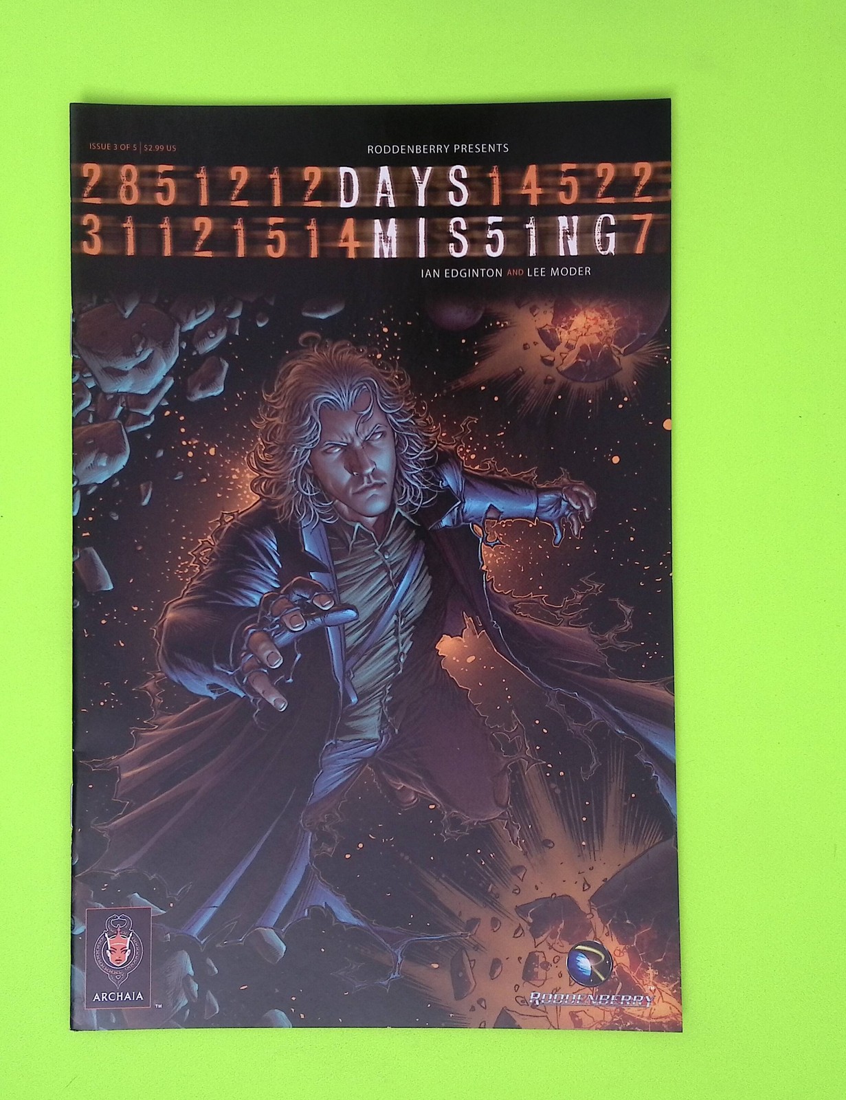 Days Missing #3 Archaia Studios Press High Grade Comic Book W270-217