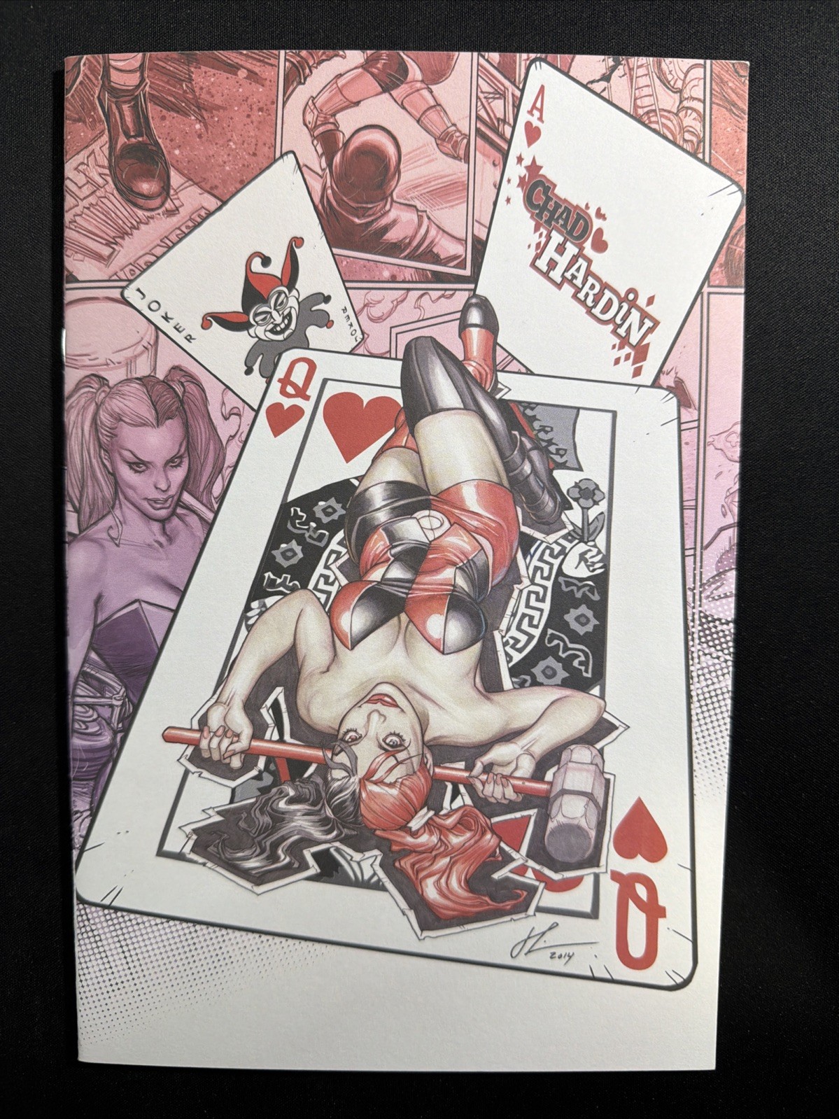Harley Quinn Program Signed Chad Hardin 2015 Amazing Arizona Comic Con NM *A8