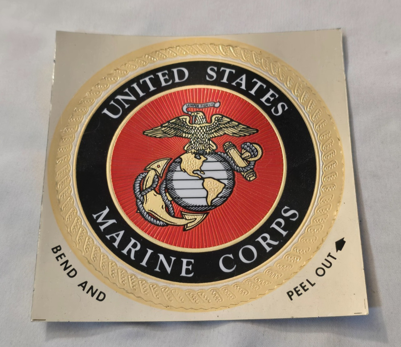 NEW US Marine Corps Eagle Globe Anchor EGA Foil Sticker Decal / USMC