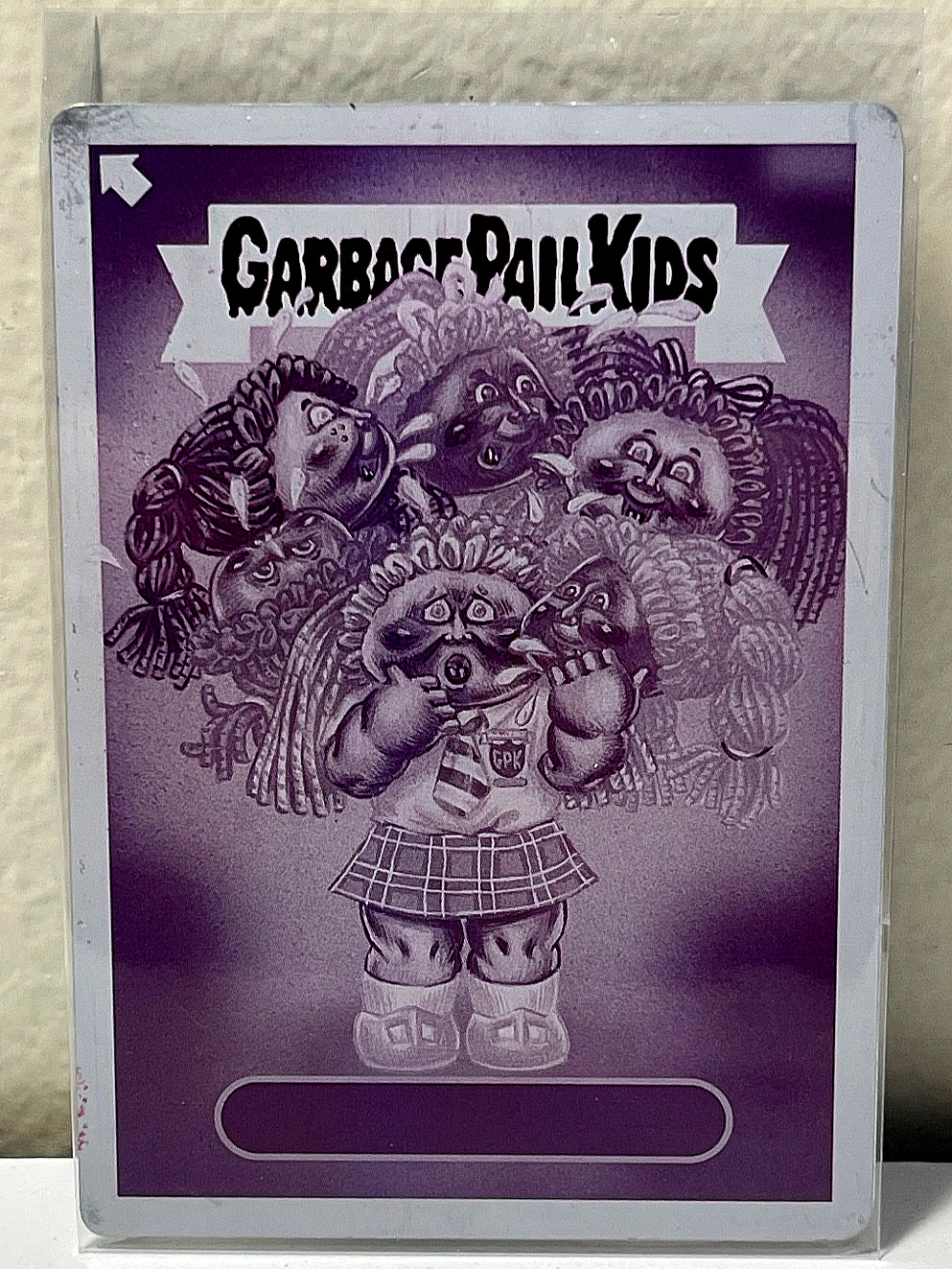 2020 Garbage Pail Kids Series 1 Plate Card 1/1