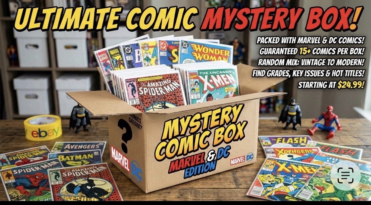 🔥MYSTERY BOX 🔥 15 Or More BOOKS! Marvel, DC, & Indie Comic Book