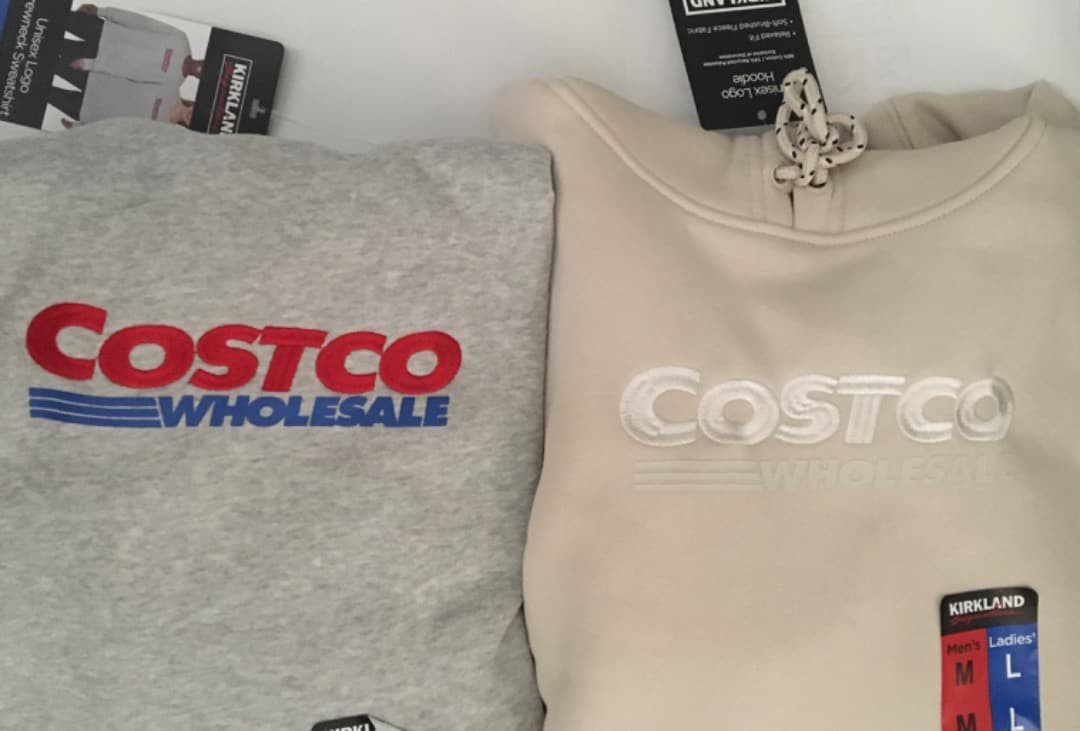 Costco Sweatshirt Set Xl With Packing Bag Women Rare Ware House Model Limited Ed