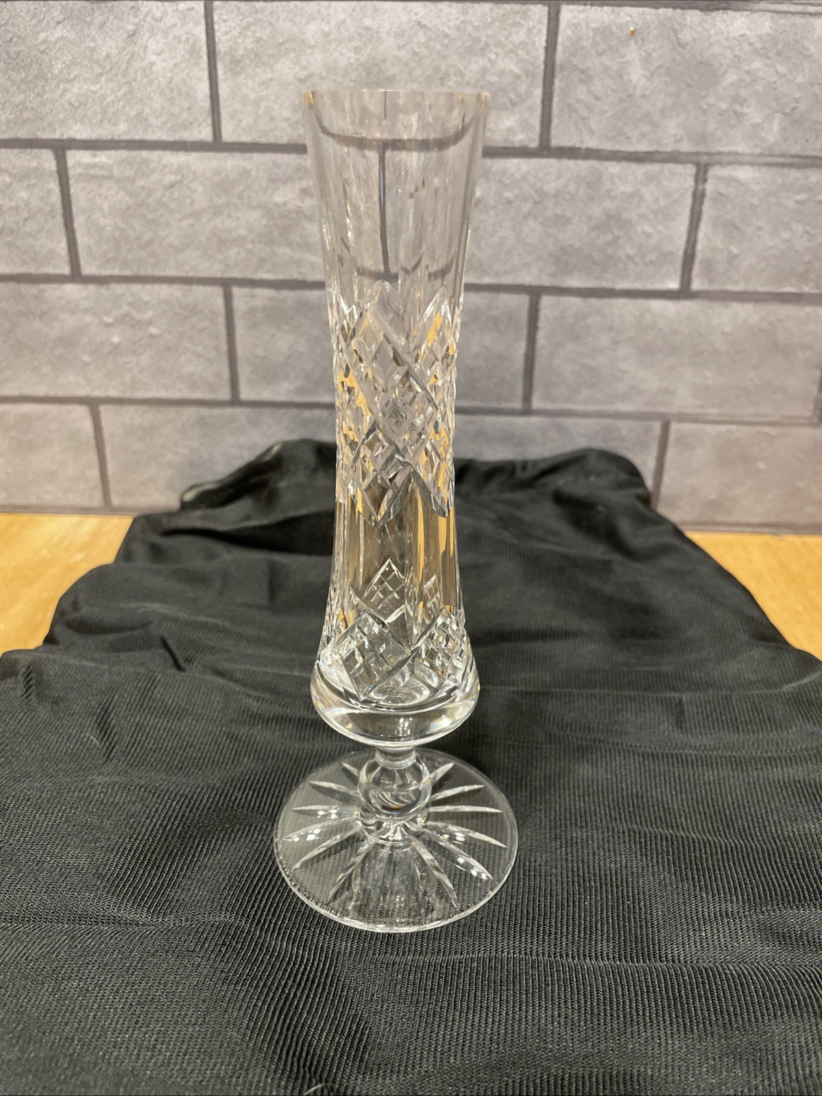 Crystal 7” Tall Bud Vase