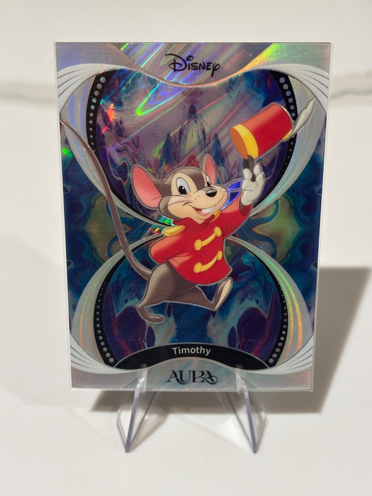 2025 Kakawow Aura Disney Silver Parallel Refractor #AD-AU-59 Timothy (Dumbo)