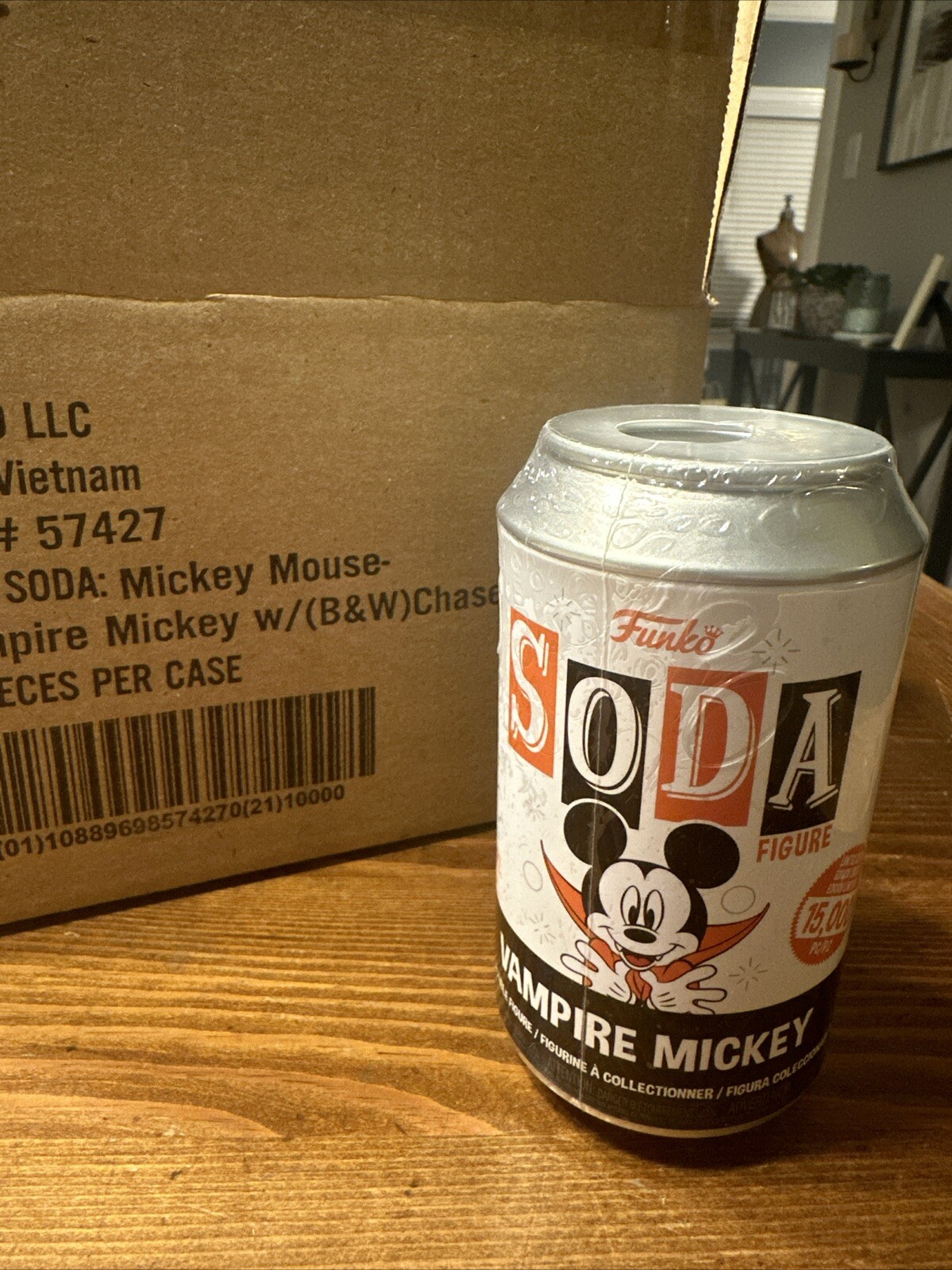 Funko Vinyl Soda: Disney – Vampire Mickey (Chase) (Black & White) NEW SEALED!!