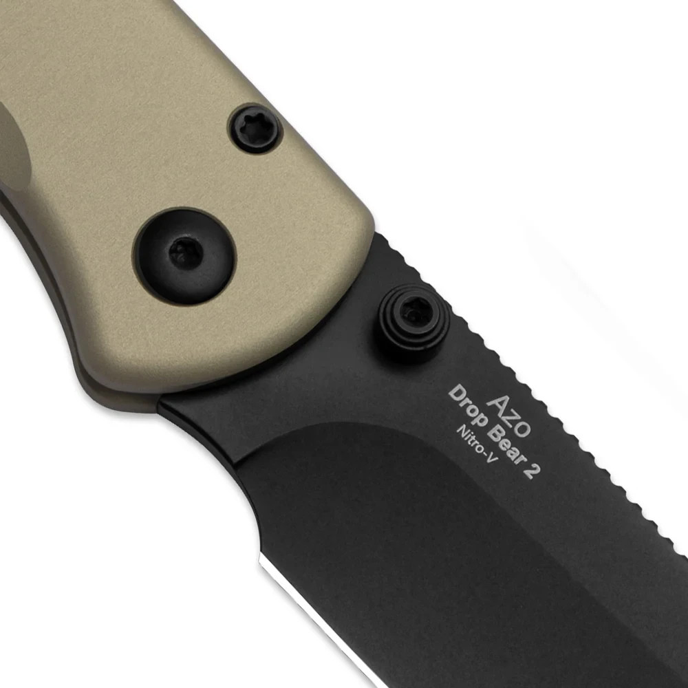 Kizer Cutlery Drop Bear 2 Folding Knife 3″ Nitro V Steel Blade Aluminum Handle