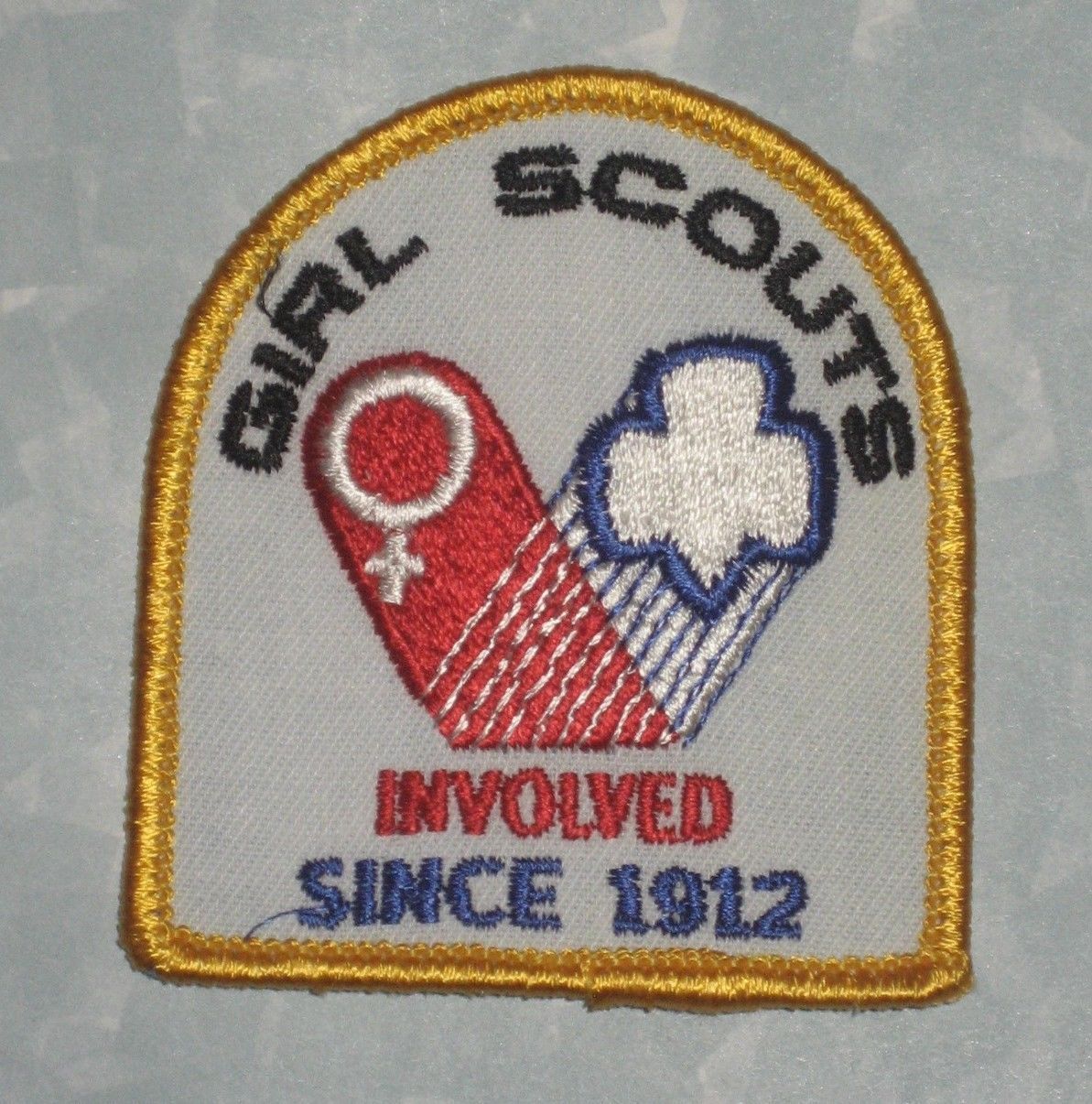 Girl Scouts Involved Since 1912 Patch – Women’s Rights – 2 5/8″ x 2 7/8″