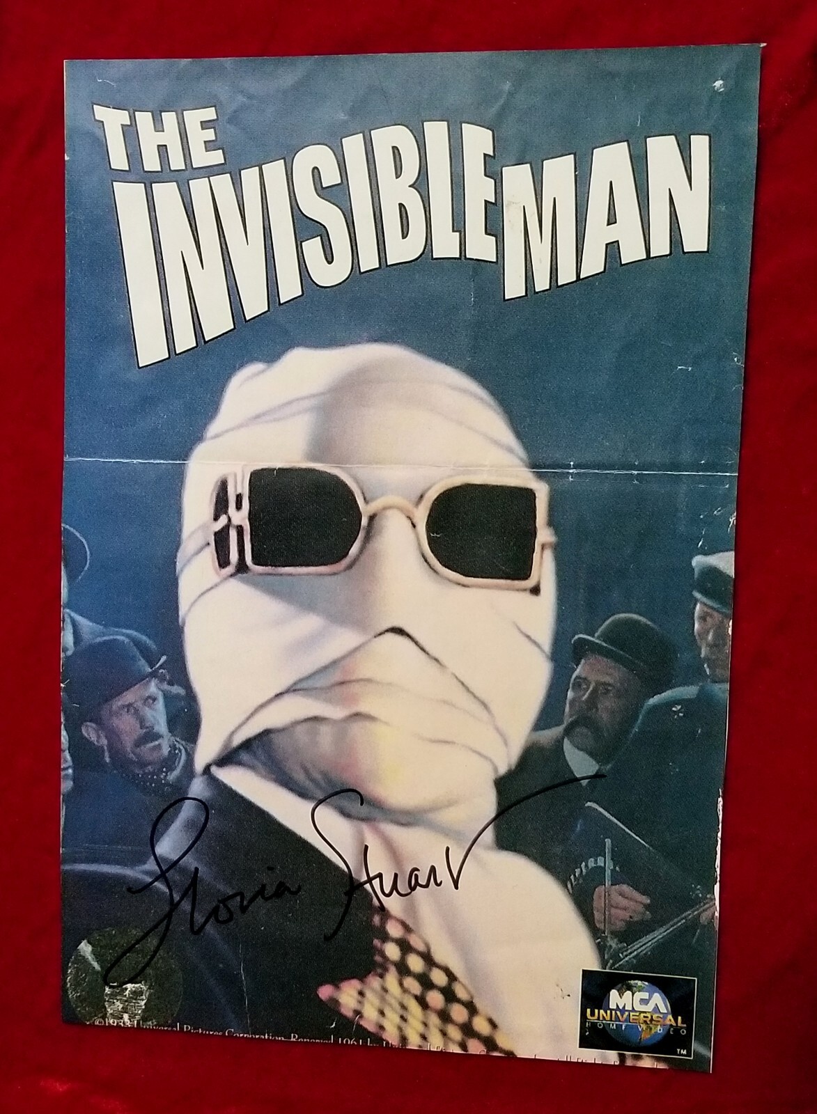 1933 The Invisible Man Movie GLORIA STUART Signed 8×12 Photo vtg Titanic Actress