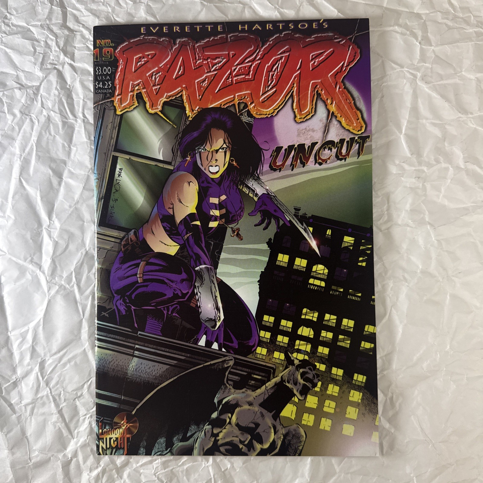 Razor (1992) – Razor Burn (1995) – London Night Studios – lot of 12 comics