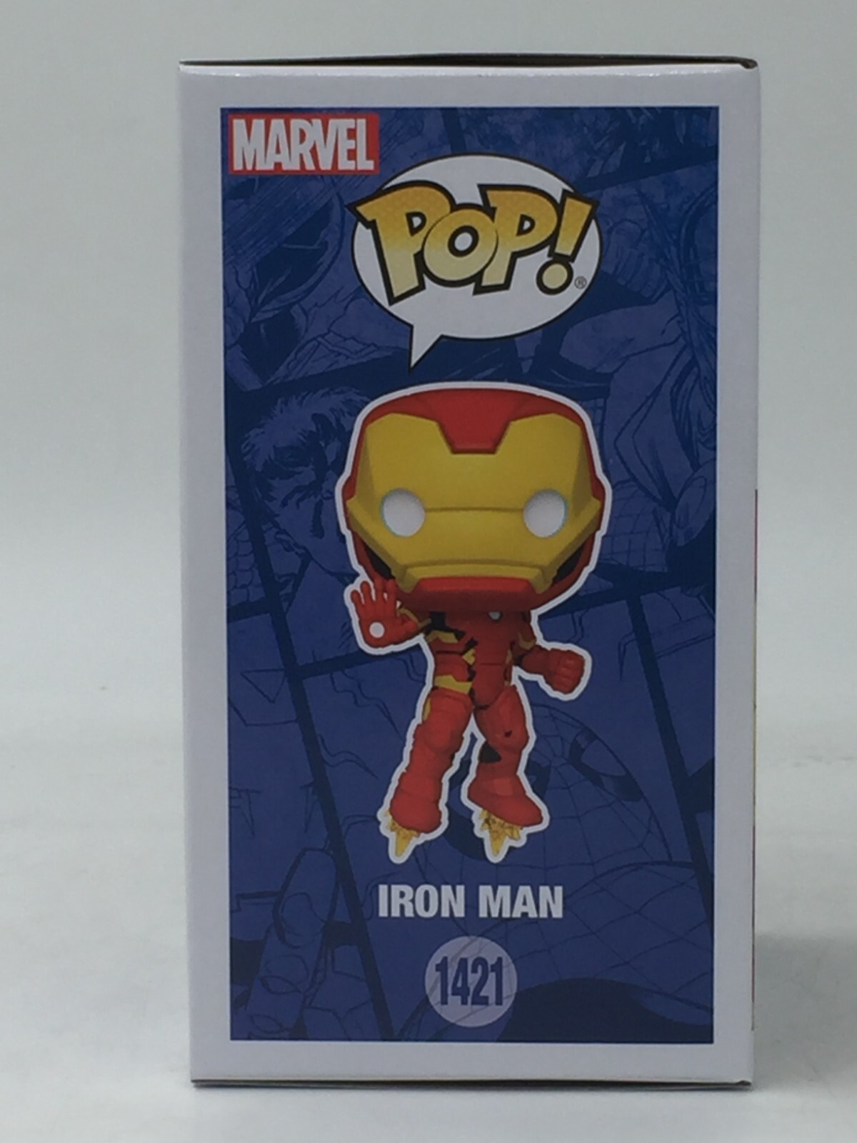 Funko Pop! Marvel Comics Iron Man #1421 With Pop Protector