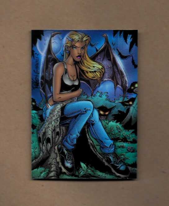 1997 Krome Productions Darkchylde HoloChrome Sticker Card #30 Mike Wieringo NM+