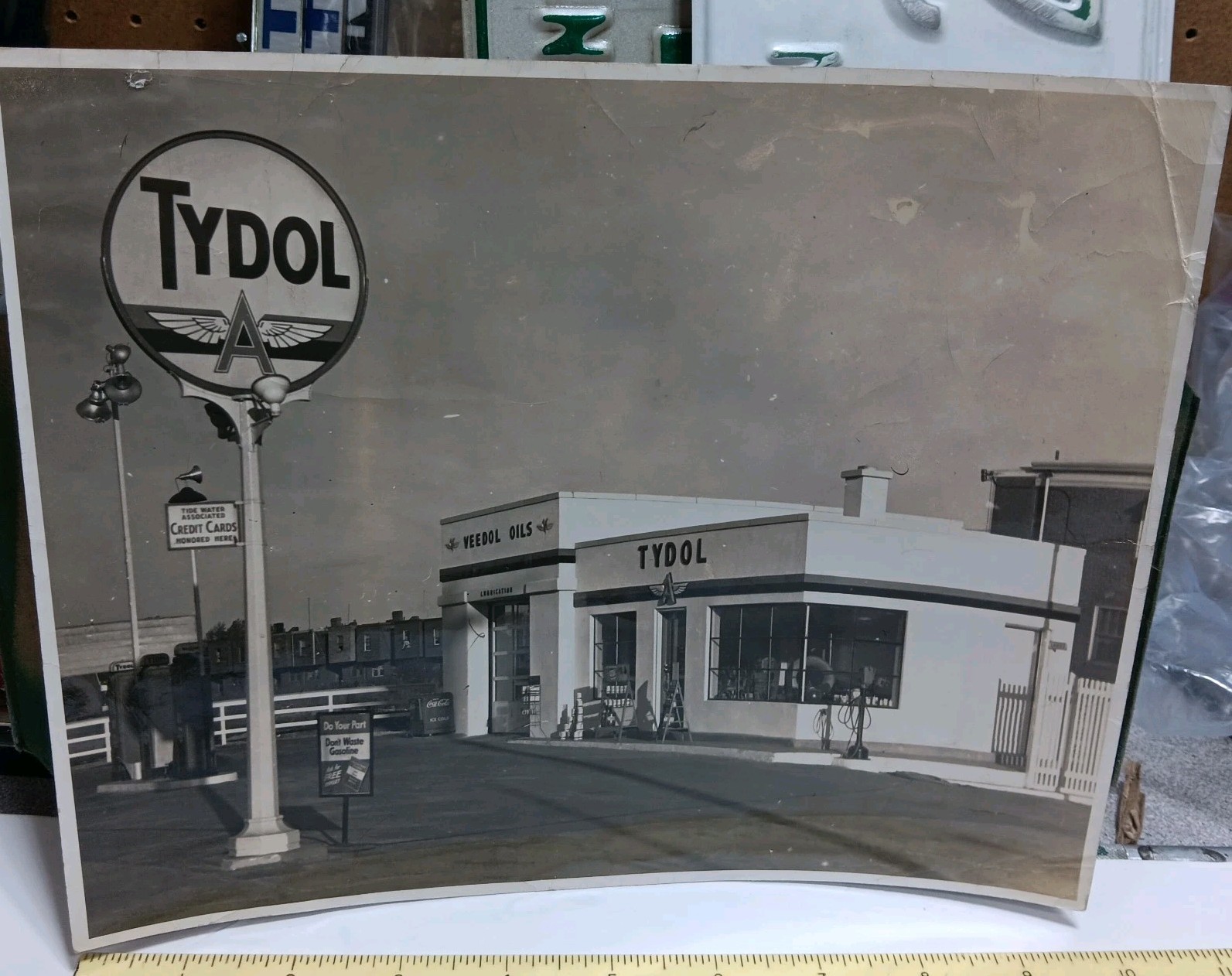 TYDOL VEEDOL FLYING A ORIGINAL 1942 b/w 8X10 PHOTO