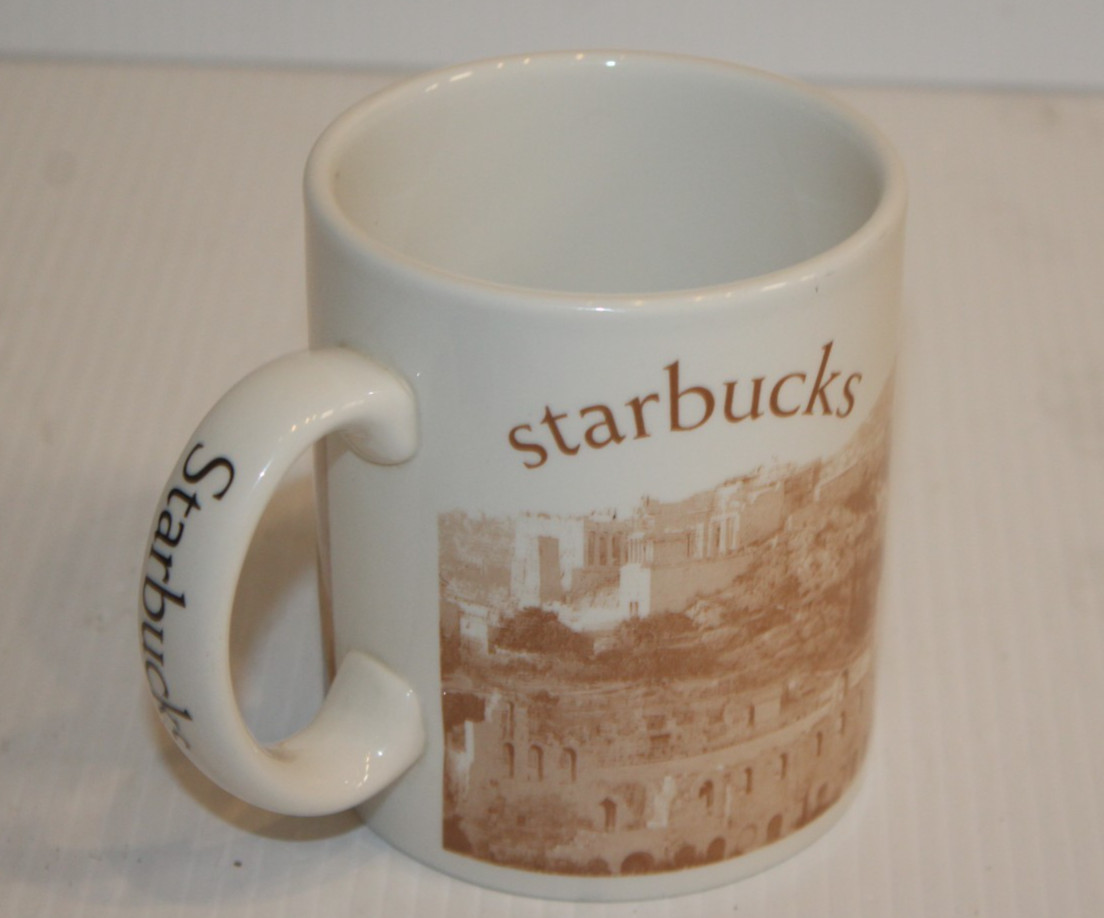Starbucks Coffee City Mug Athens Greece Collection 2002 Made In England NICE