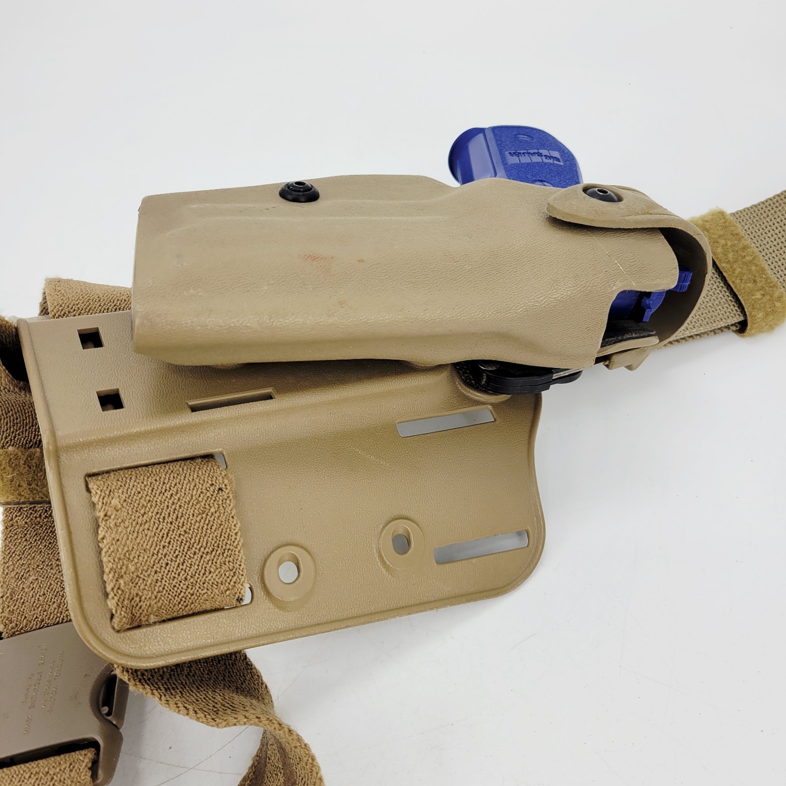 Safariland 6004-74 SLS Tactical Holster RH Leg Shroud SIG P228 P229 FDE