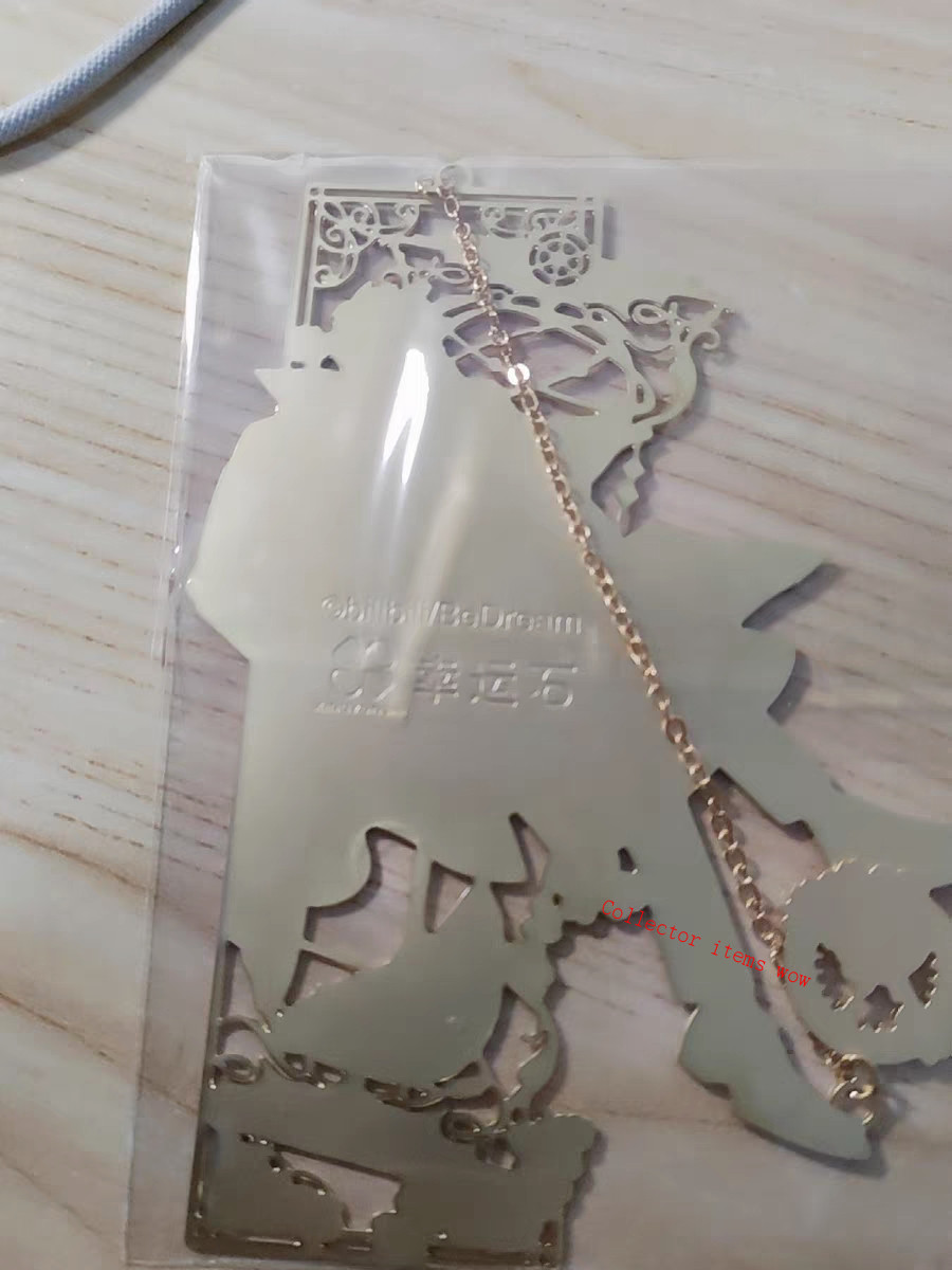 Official Link Click Shiguang Daili Ren Lu Guang Cheng Xiaoshi Rin Metal Bookmark