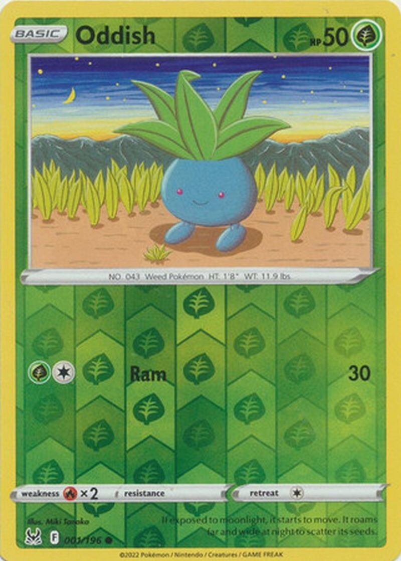 Pokémon – Lost Origin – Reverse Holos – Commons, Uncommons, and Rares