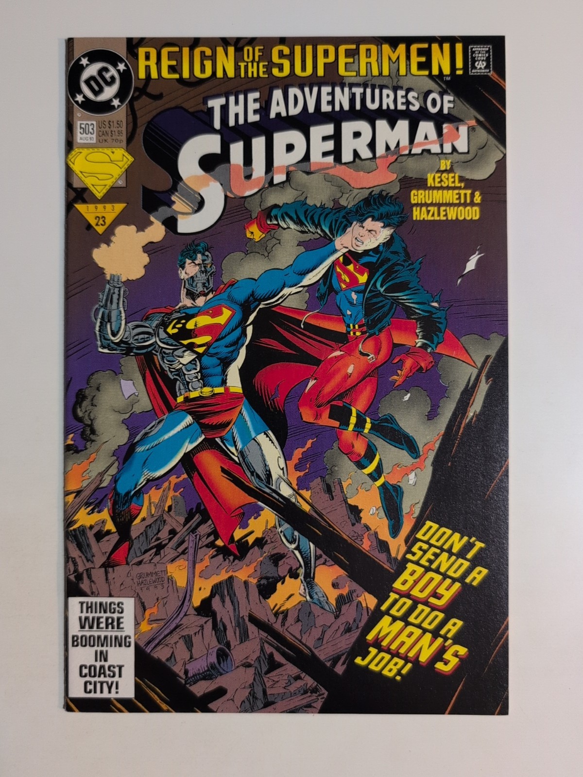Adventures of Superman #503 DC Comics 1993 HUGE Back Issue Sale LOOK!
