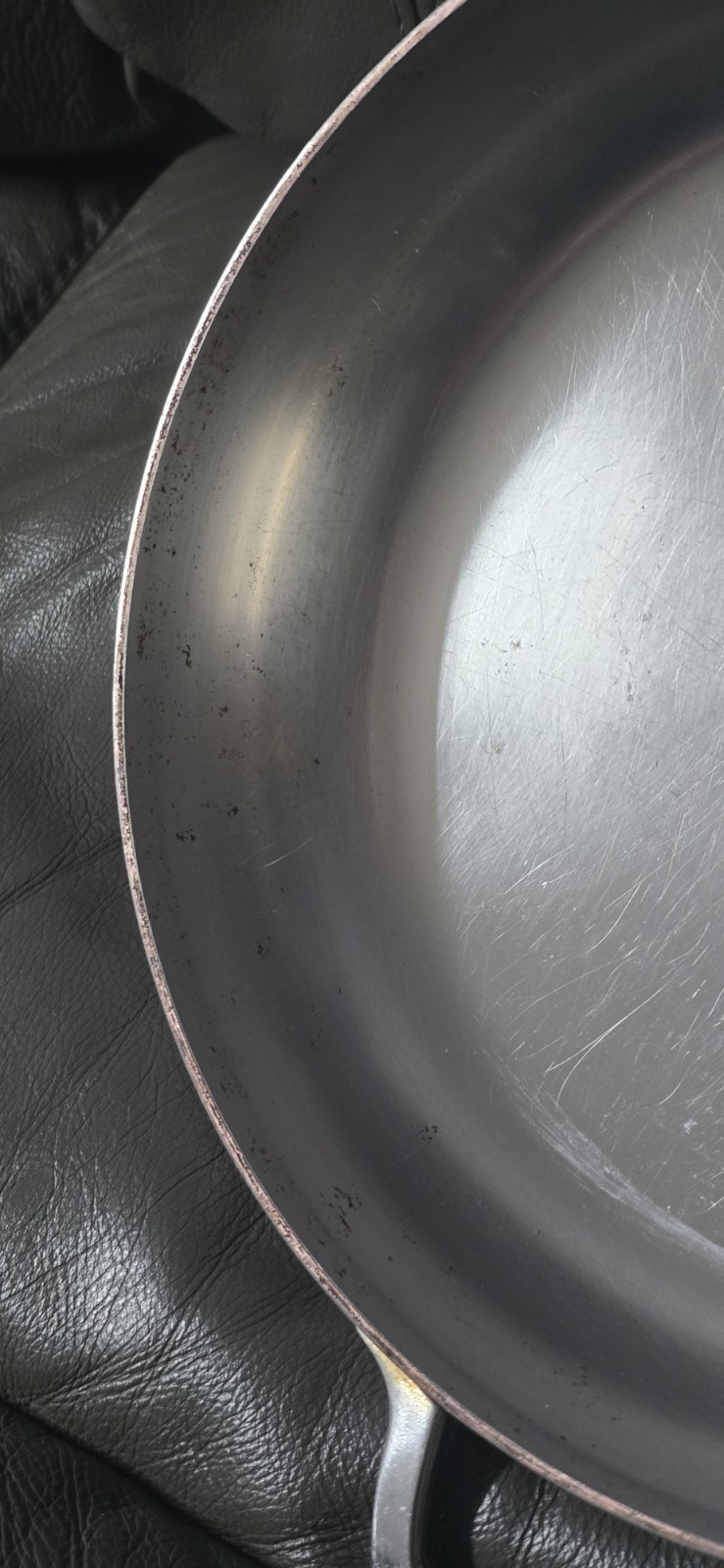 Vintage Paul Revere 1801 Signature Double Handle 10.5” Skillet Fry Pan HEAVY