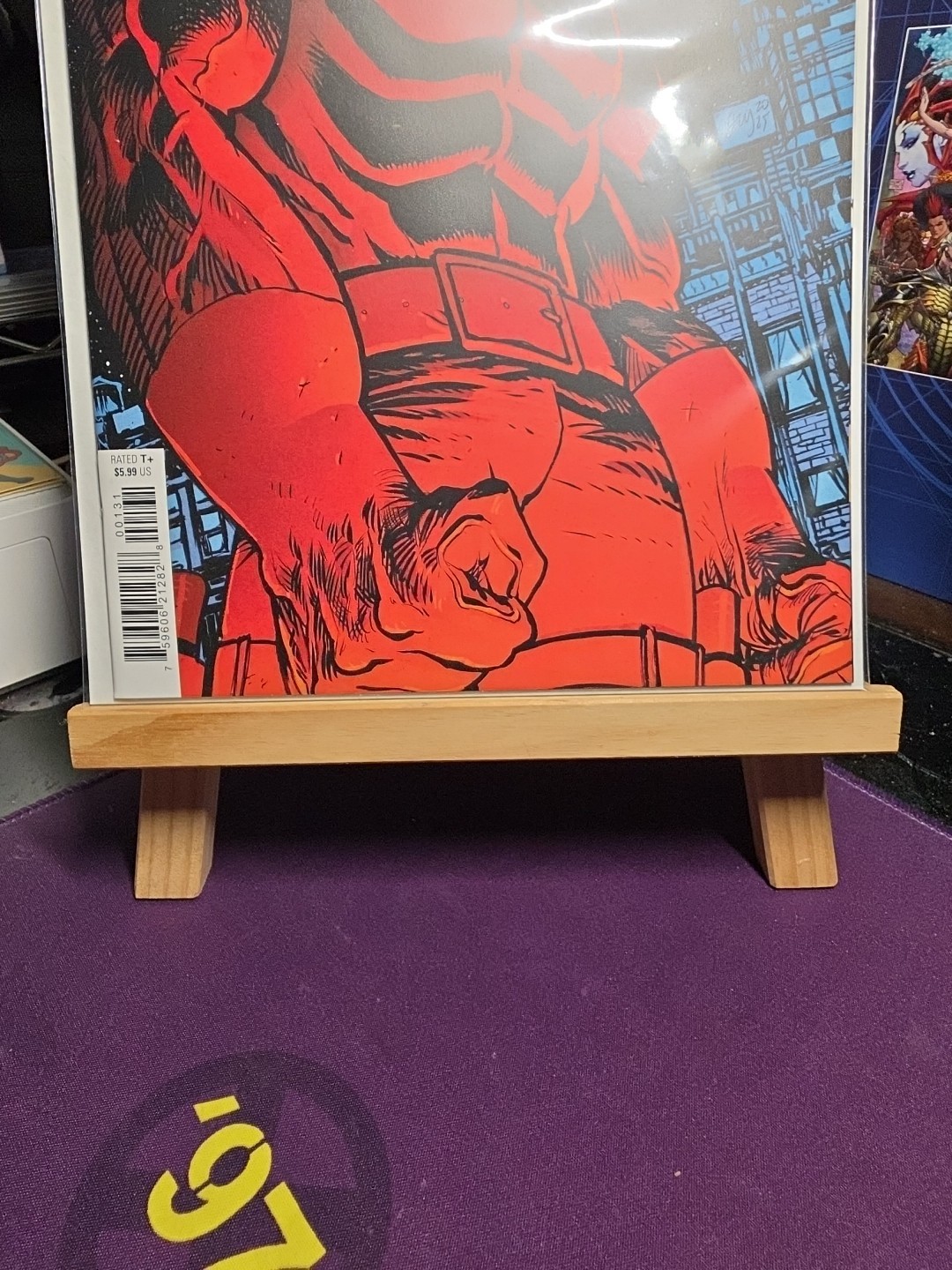 DAREDEVIL 1 SIGNED STEPHANIE PHILLIPS COA COVER DANIEL WARREN JOHNSON 2026 .