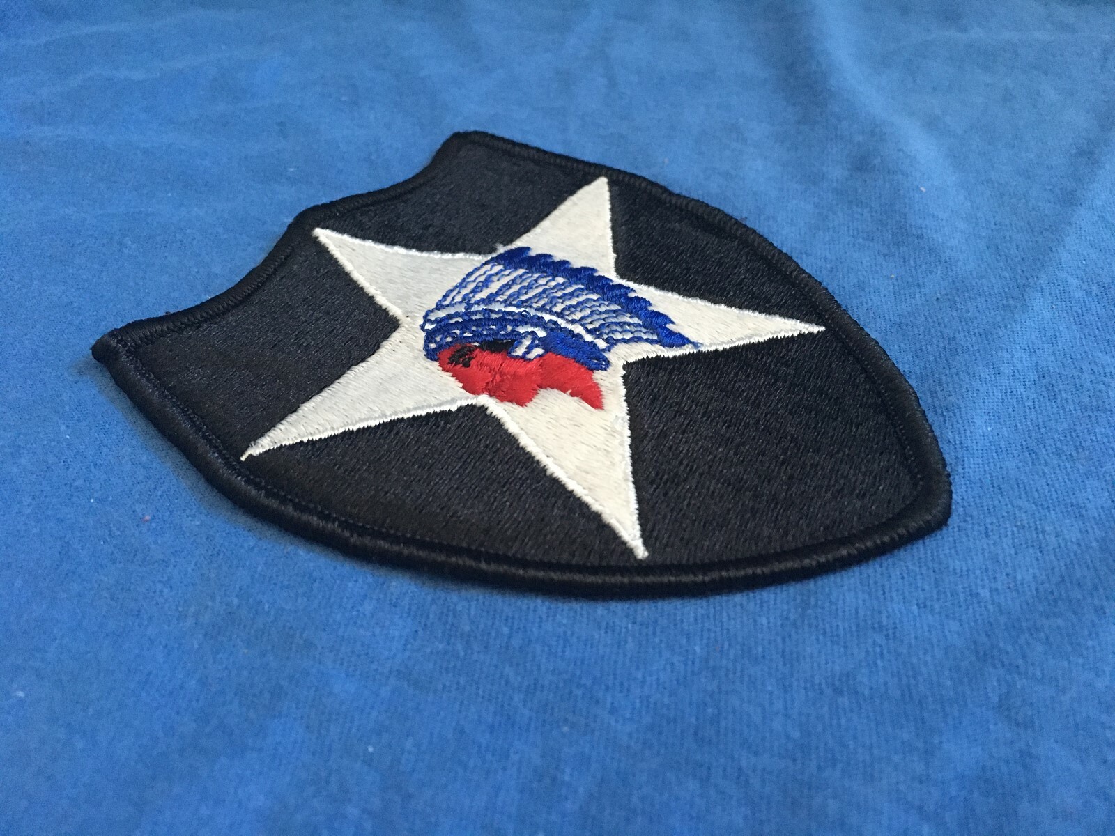 US Army 2nd INFANTRY Uniform Patch Indianhead “Second to None” WWI WWII Korea