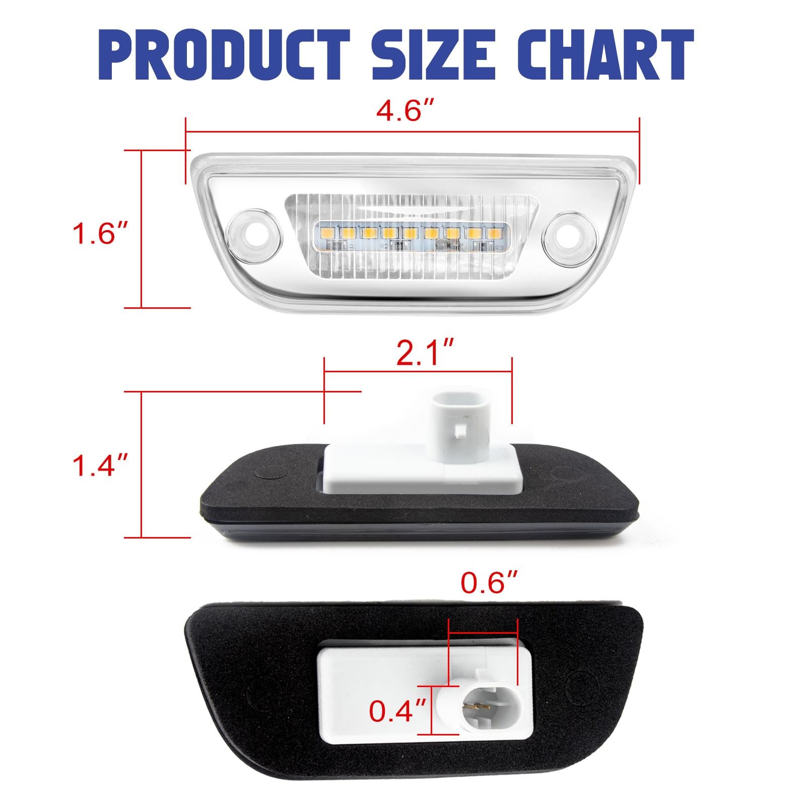 Xotic Tech Cab Roof Clearance Marker LED Lights 888-5128 Compatible with Kenwort