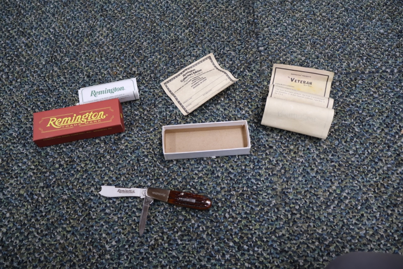 2008 USA Remington # RB473 Bullet Knife “The Veteran” in Box w/ papers