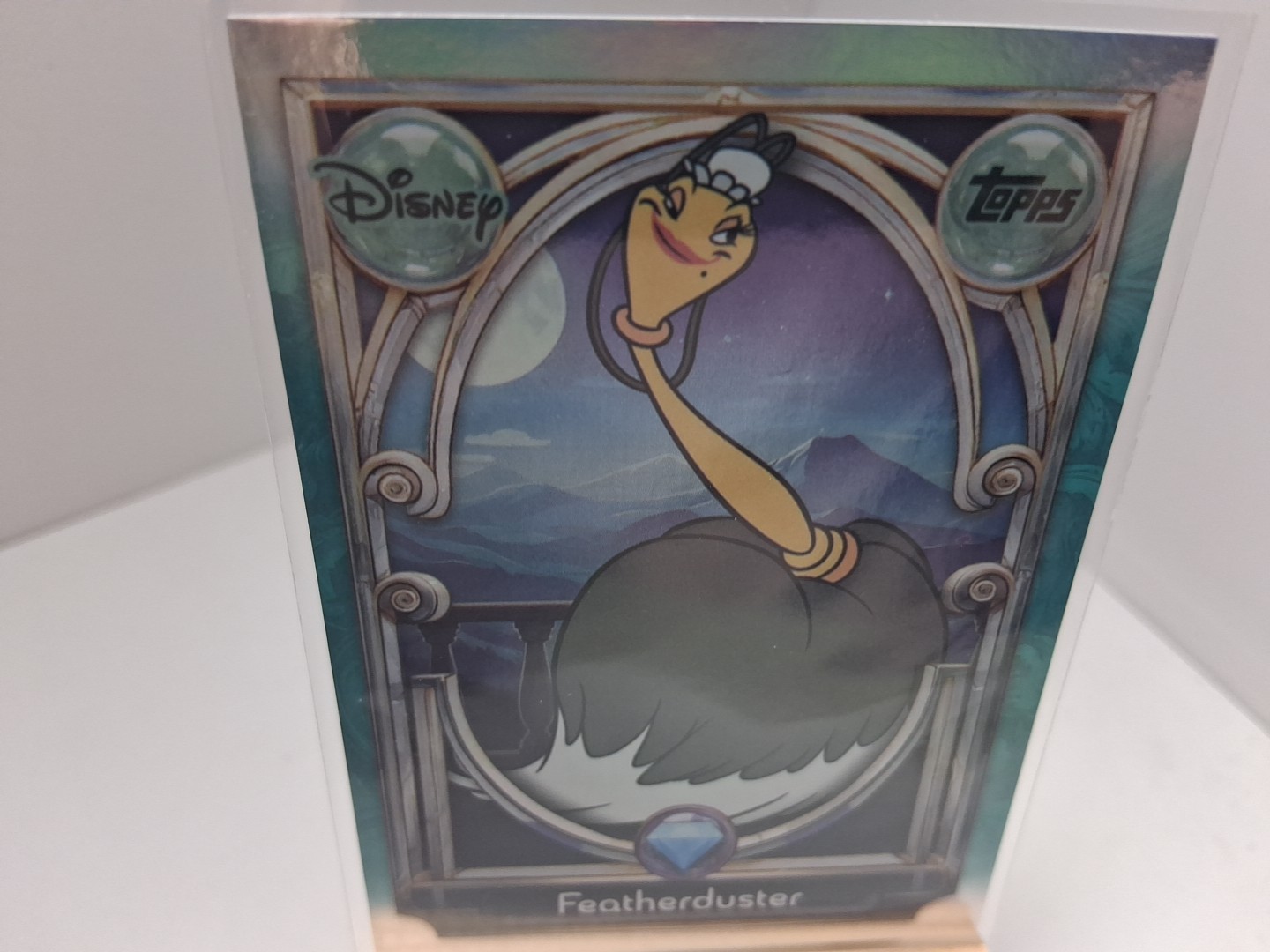 2025 Topps Disney Wonder Tier 2 Featherduster Diamond Card 129 Rainbow Foil NMM