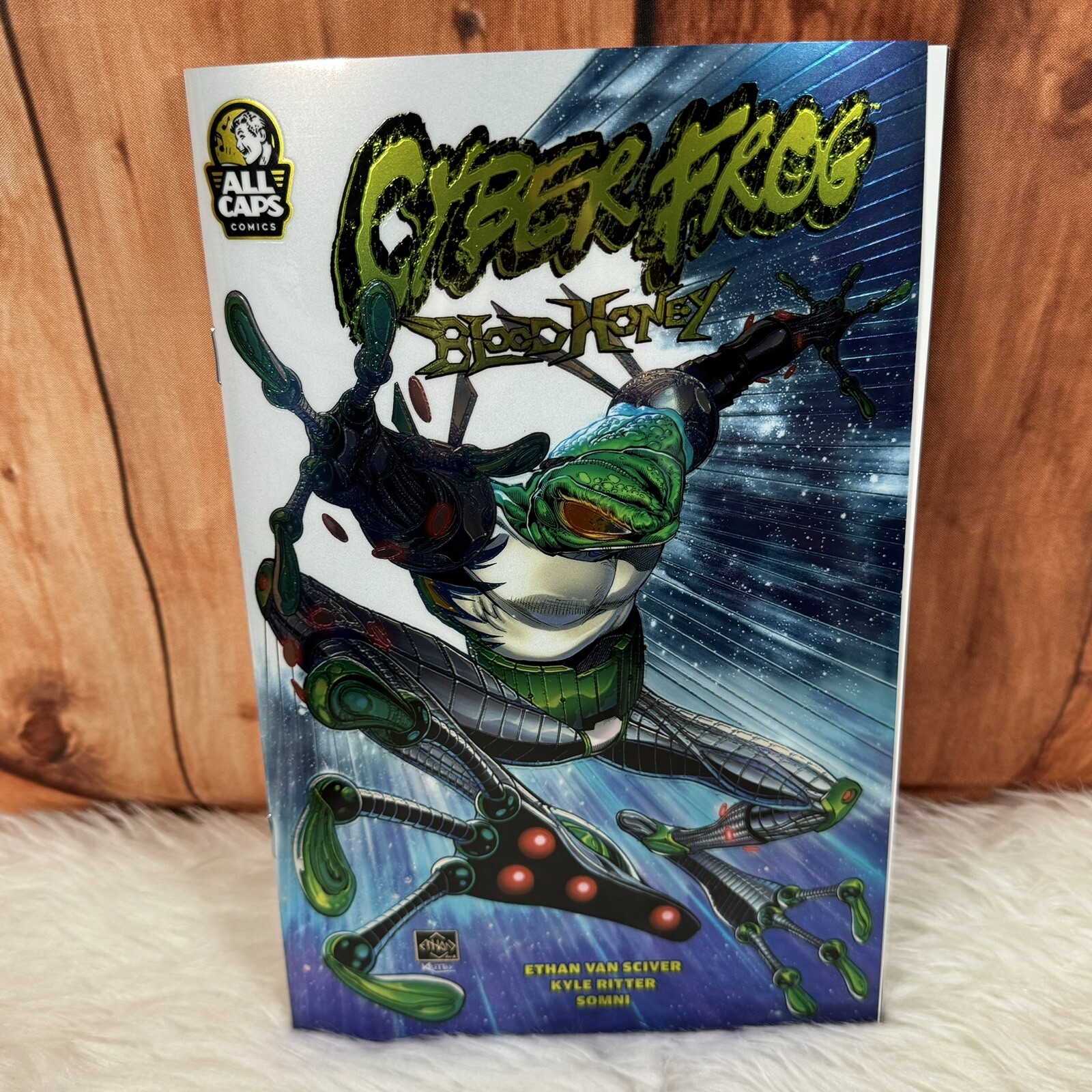 CYBERFROG BLOODHONEY #1 Chromium Edition (2019) Signed All Caps Comic Van Sciver