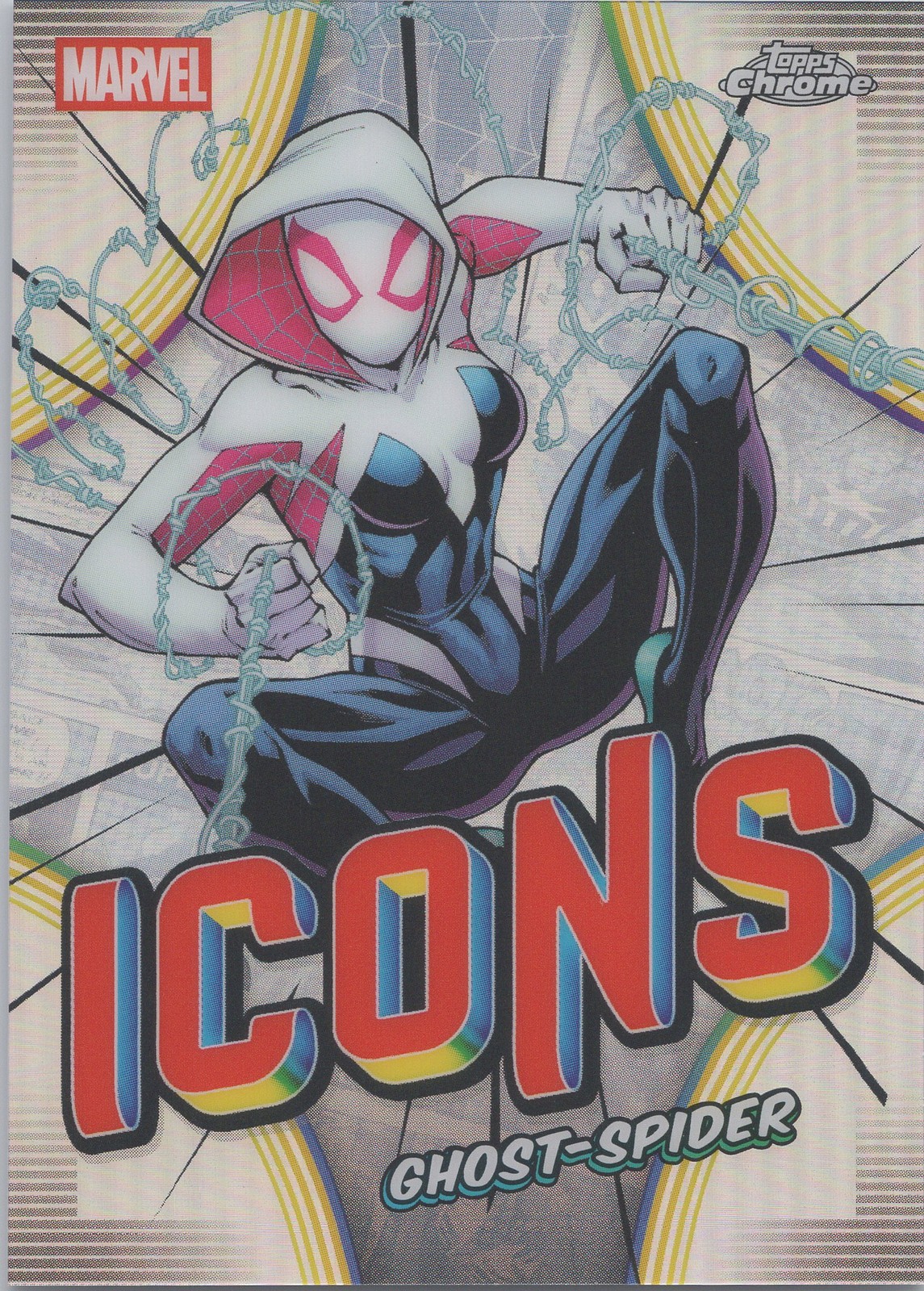 2026 Topps Chrome Marvel Comics #MI-07 Ghost-Spider Marvel Icons