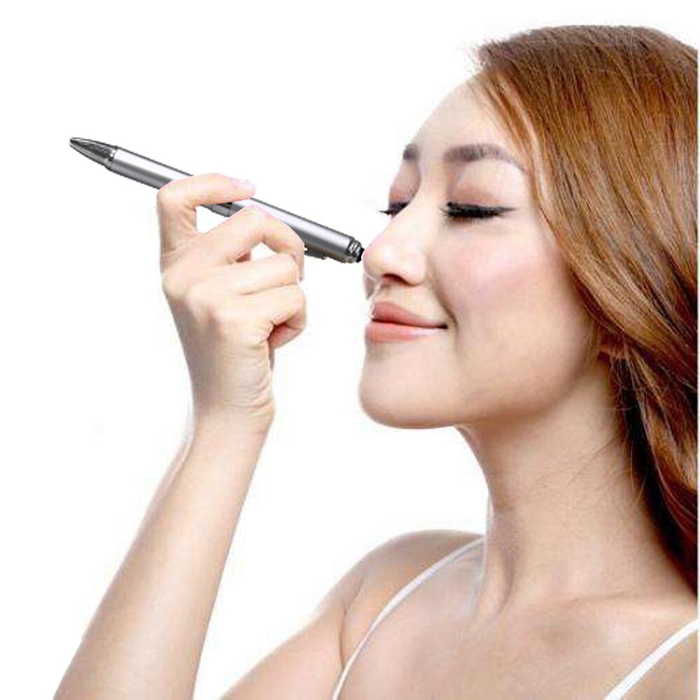 2in1 Electronic Vibration Massage Metal Ballpoint Pen, Silver – NEW! **READ**